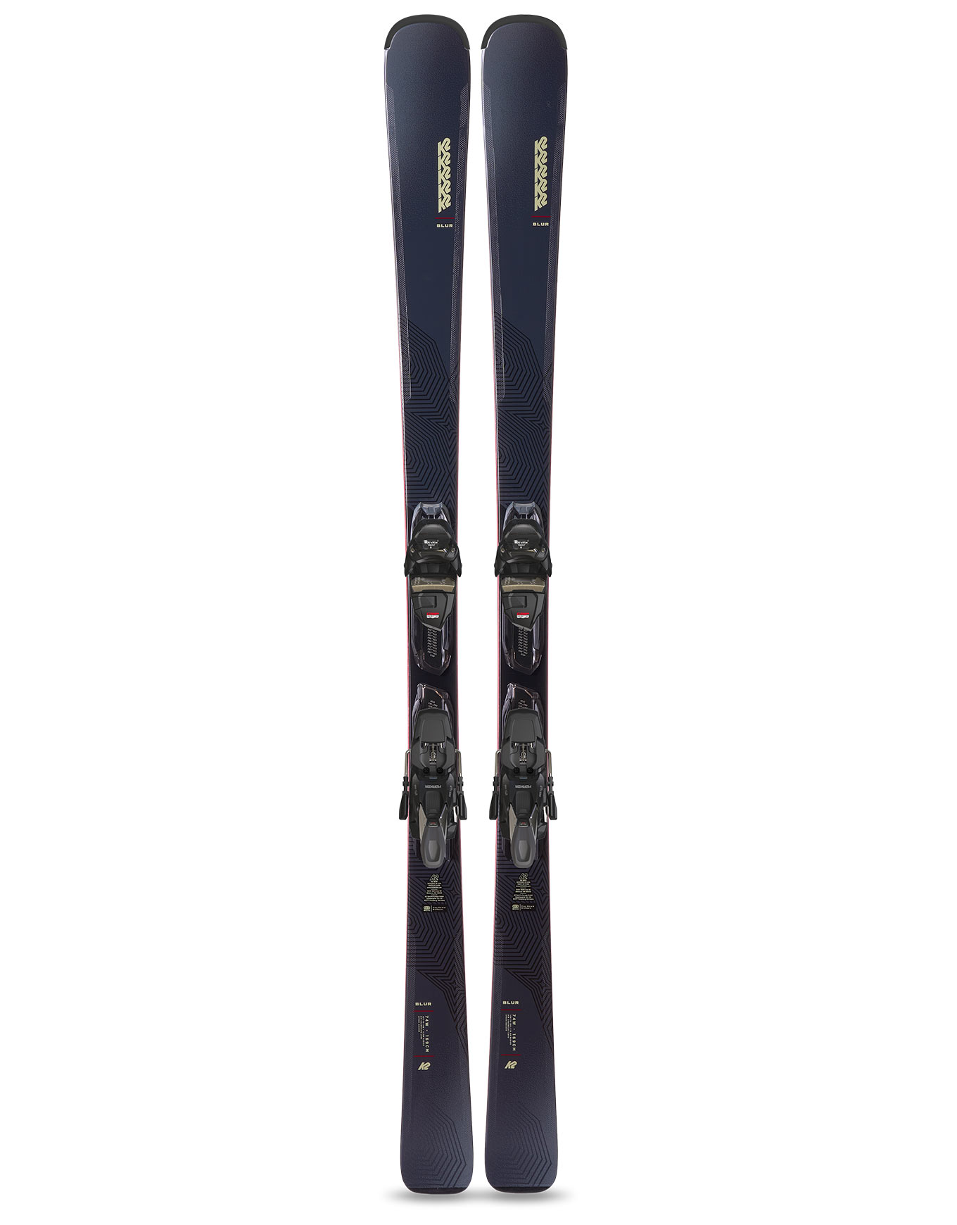 Ski Set inkl. Bdg. Pack / Paket / Set Pistenski Blur 74 W + Erc 11 Tcx Light Quikclik 2026 für Damen aus Wolle Größe 155 cm