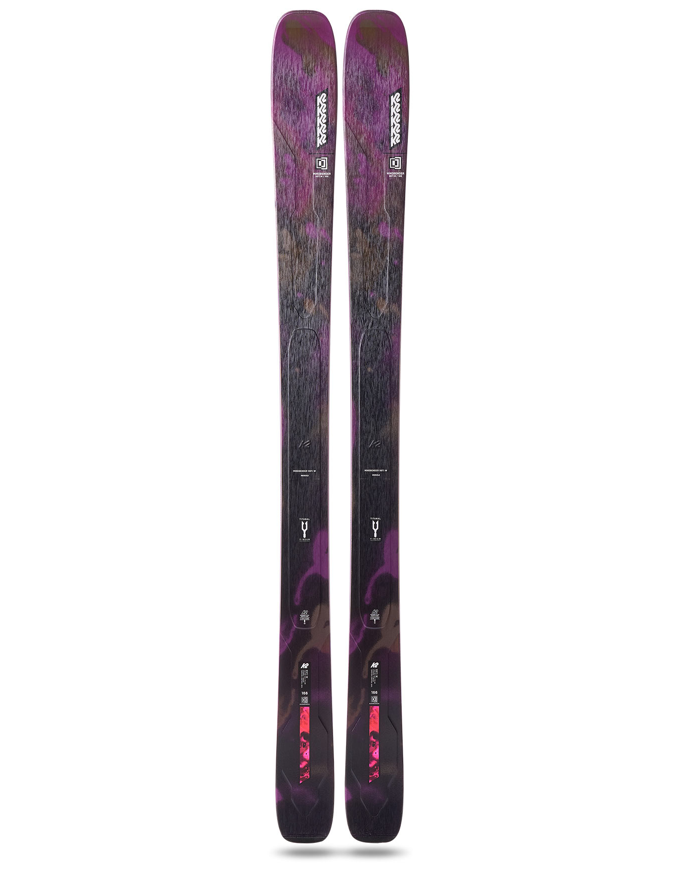 Freeride Skifahren / All-Mountain Mindbender 99TI W 2026 für Damen aus Wolle Größe 166 cm
