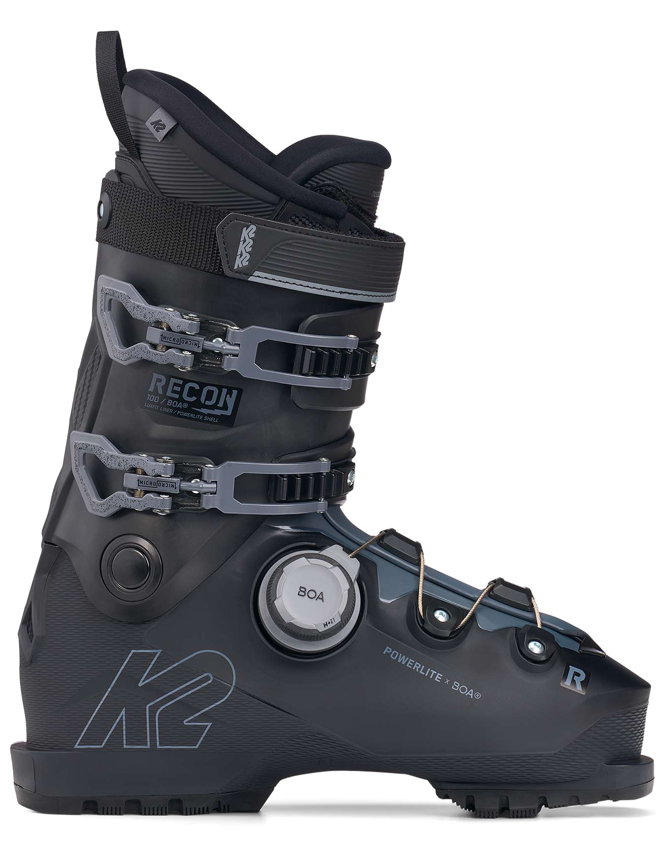 Herren Skischuhe – Ski Alpin – Recon 100 Boa Recon 100 Boa Grey für Herren Größe 41,5 Grau