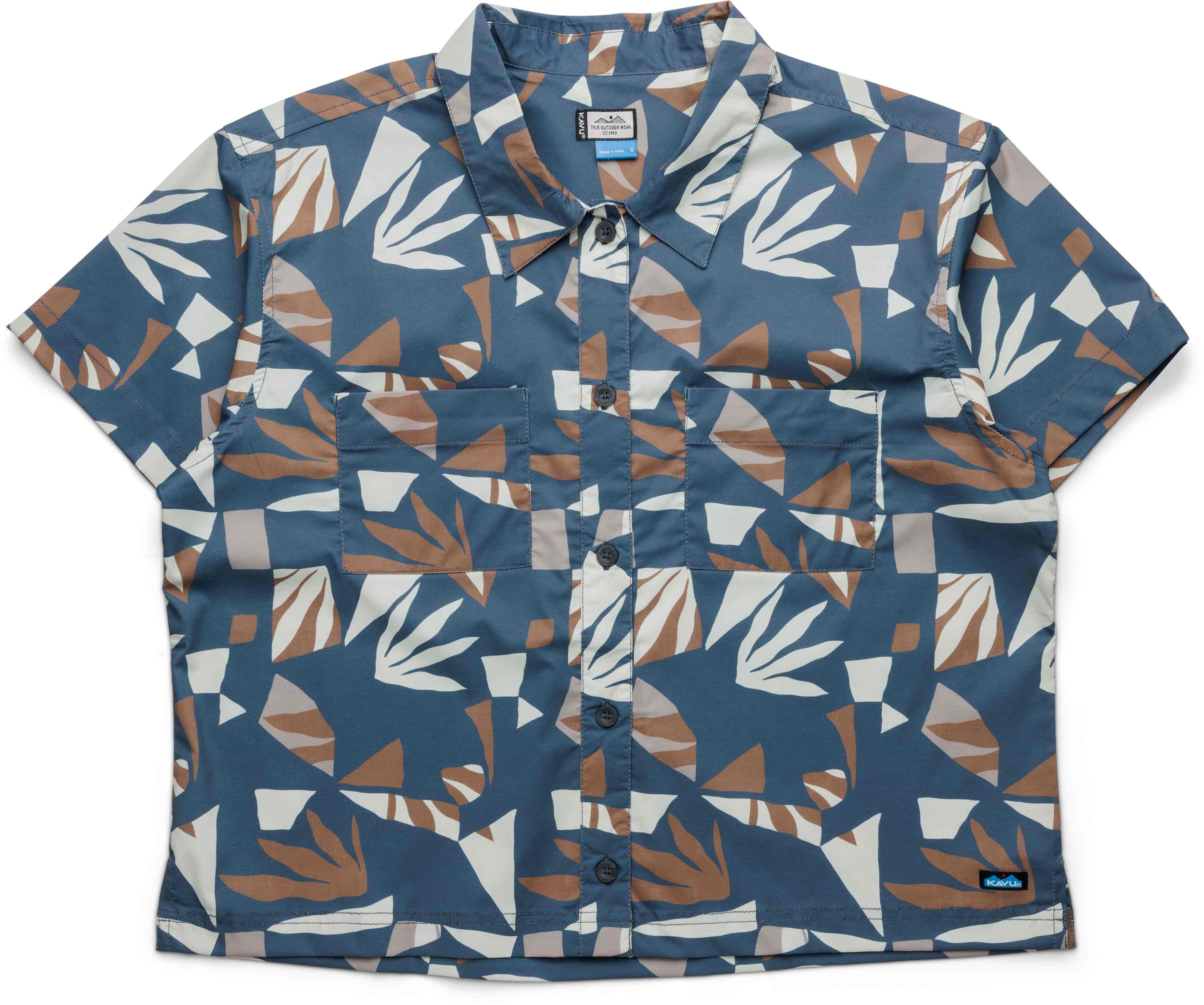 Chemise stretch et respirante - Sea La Vie Shirt W Mod Leaf - Taille M - Navy