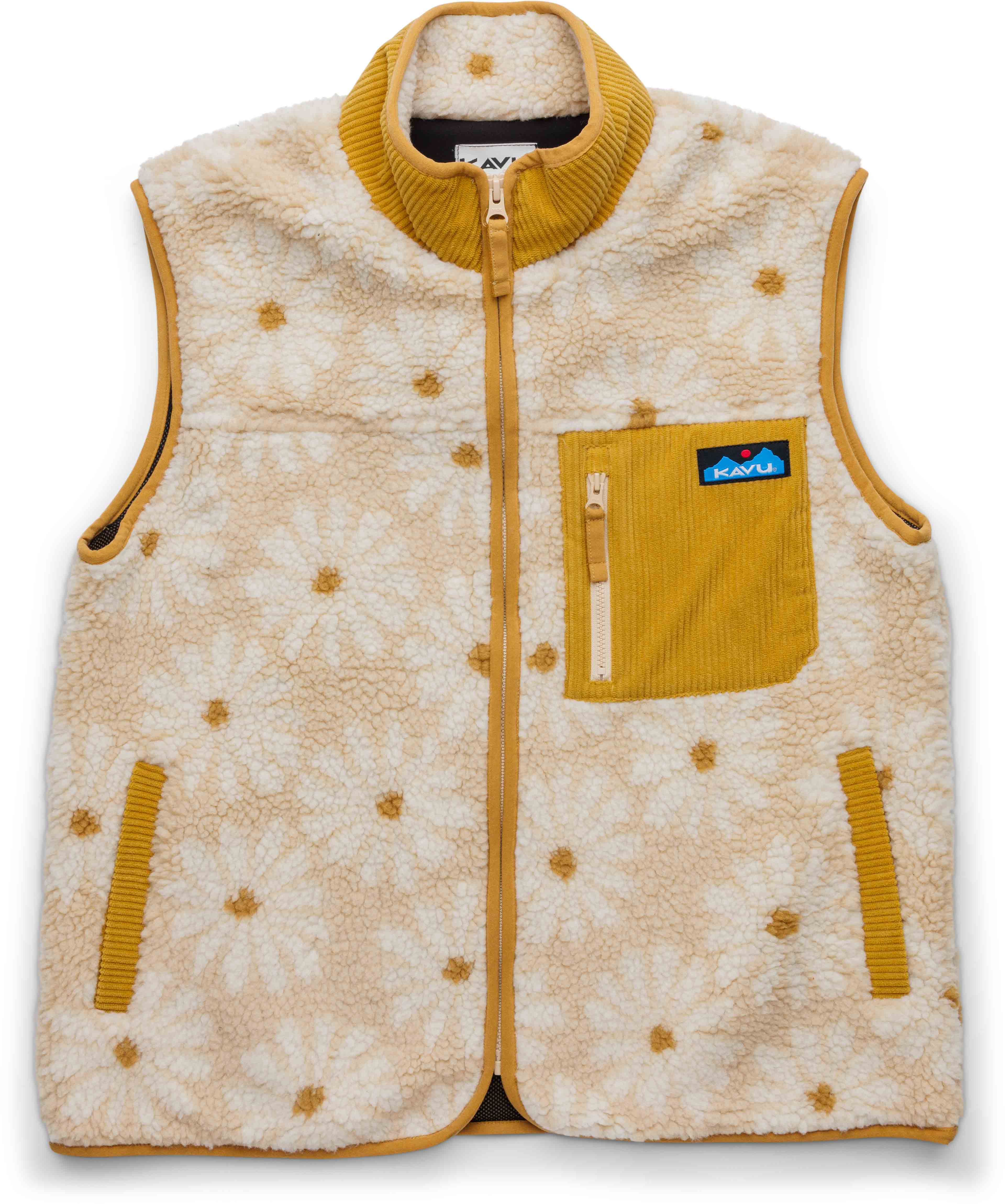 Gilet en polaire sherpa - Ozette Vest W Mellow Daisy - Taille S - Beige