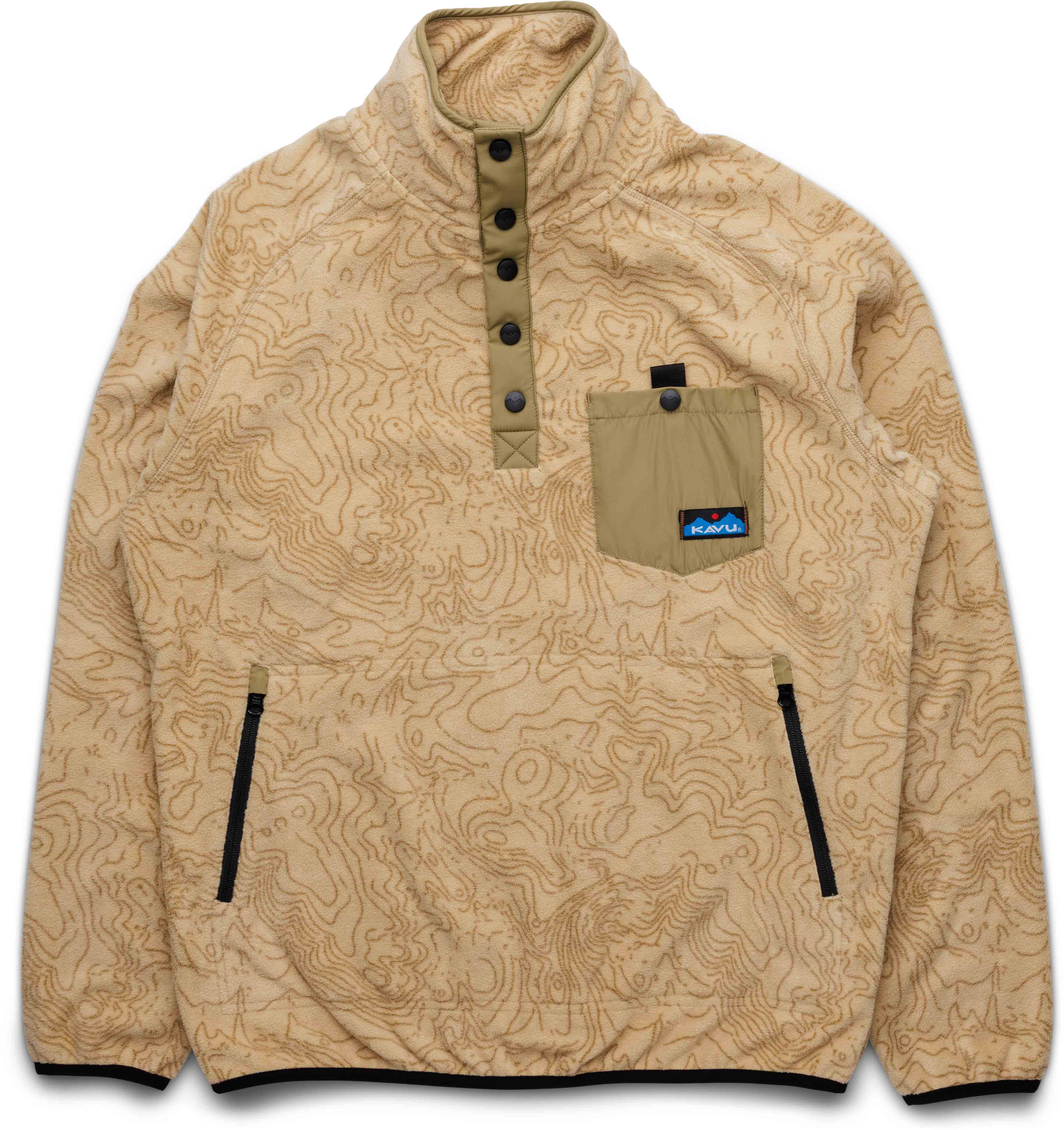 Polaire décontractée - Teannaway Fleece M Terrain Topo - Taille L - Marron