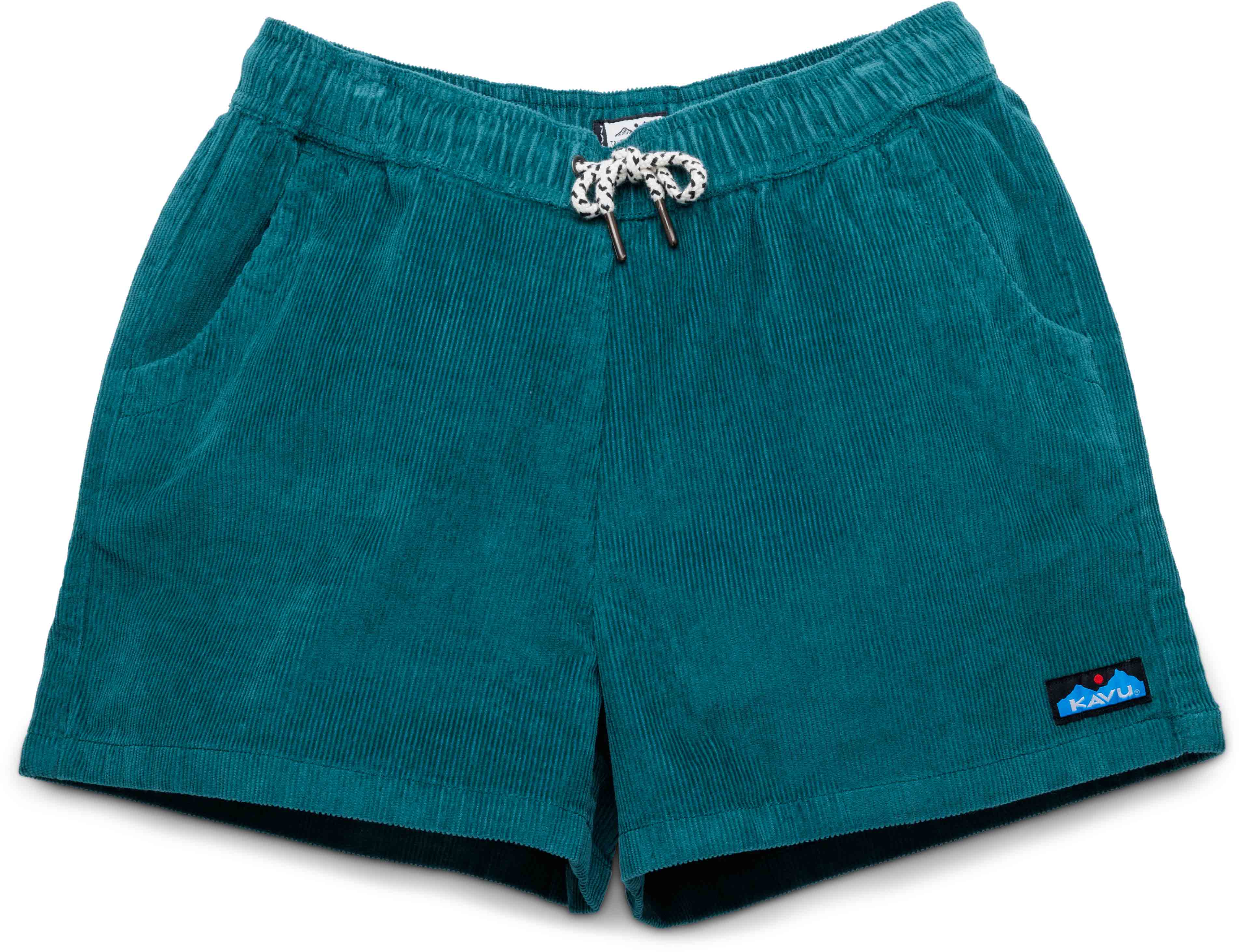 Short en velours côtelé stretch - All Decked Out Short W Transformative Teal en Coton - Taille S - Bleu