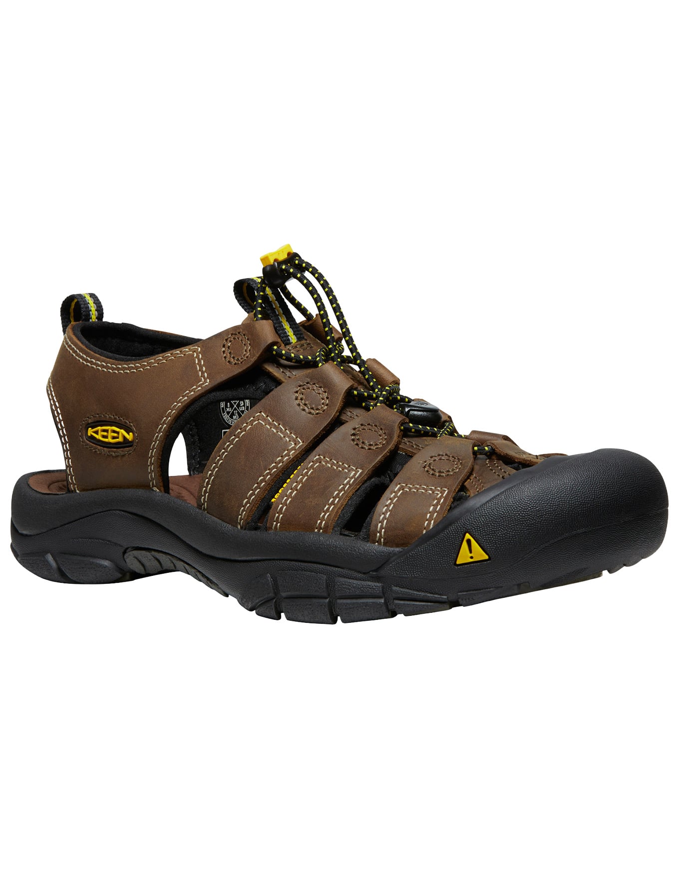 Sandales en cuir - Newport M Bison en Cuir - Taille 44 - Marron