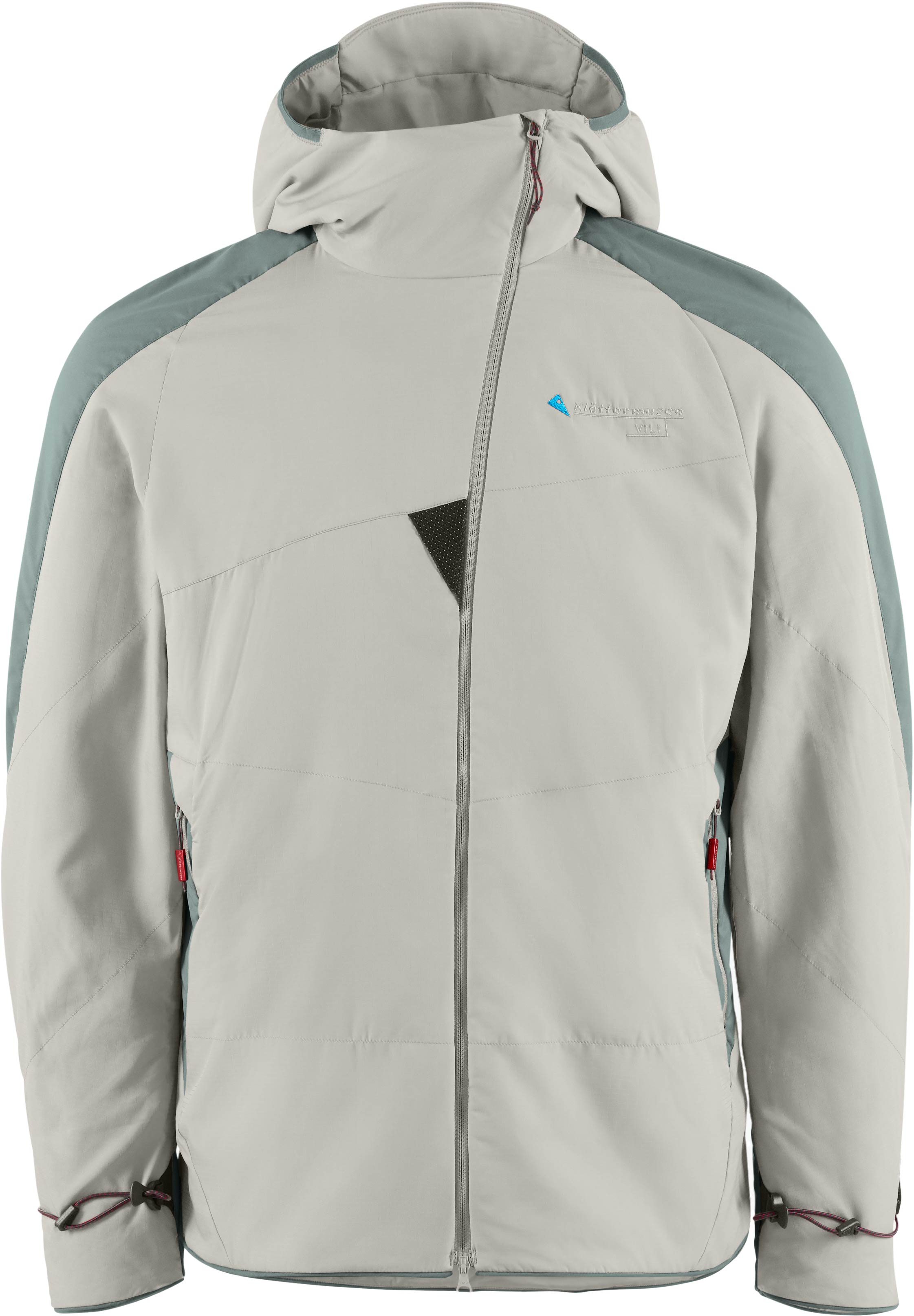 Klattermusen - Veste isolante synthétique pour randonnée - Vili Hood Jacket M's Mercury Blue en Softshell - Taille M - Bleu