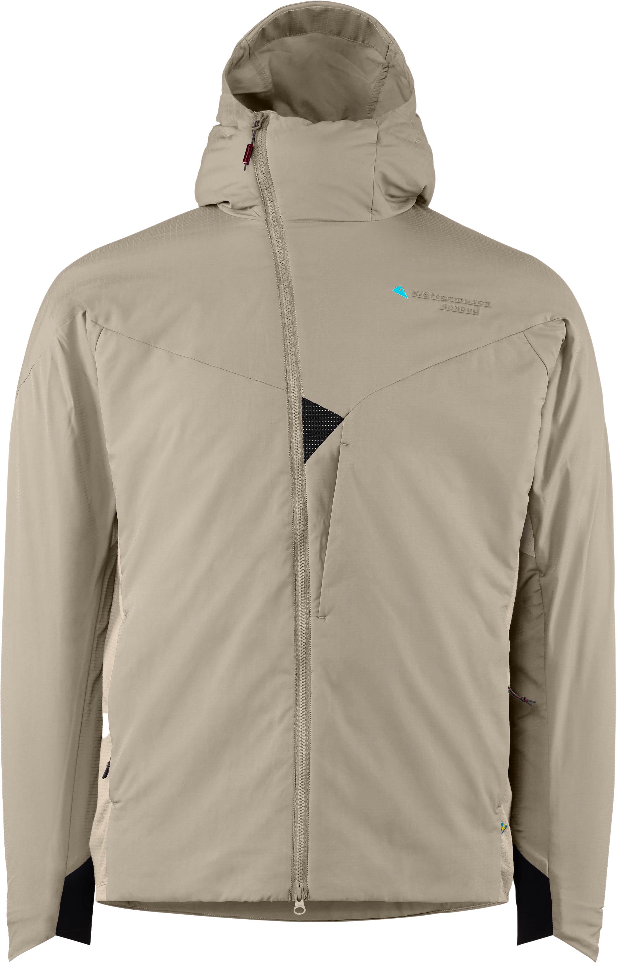 Klattermusen - Veste de randonnée isolante synthétique - Gondul 2.0 Hood Jacket M's Fossil Tan en Softshell - Taille L - Beige
