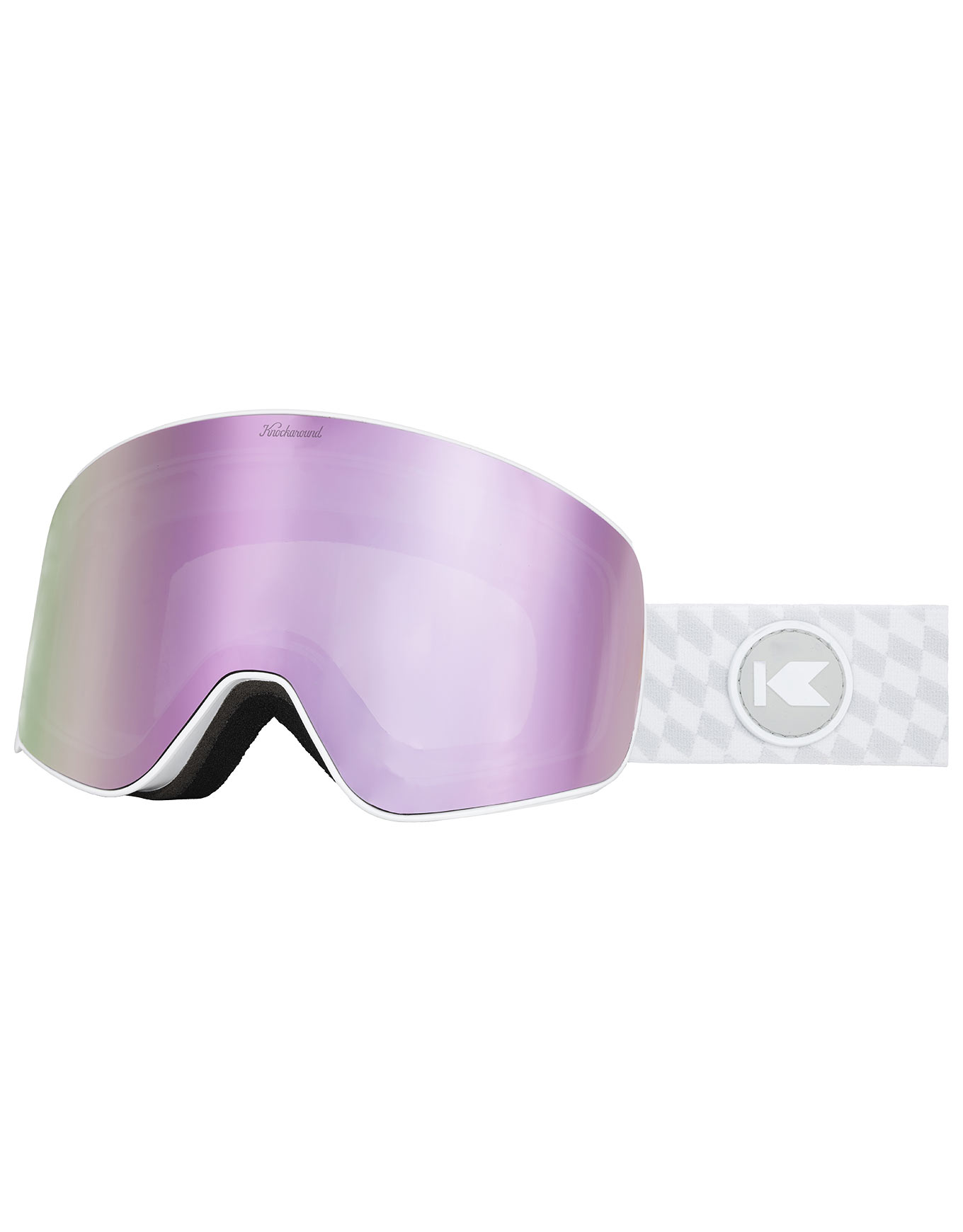 Skibrille Slingshots Lilac Powder / Revo Lilac aus Silikon Grau