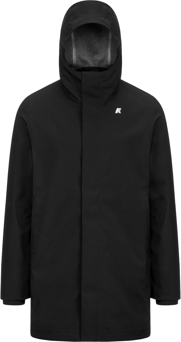 Parka imperméable et isolante - Tommy Bonded Jersey Black Pure - Taille L - Noir