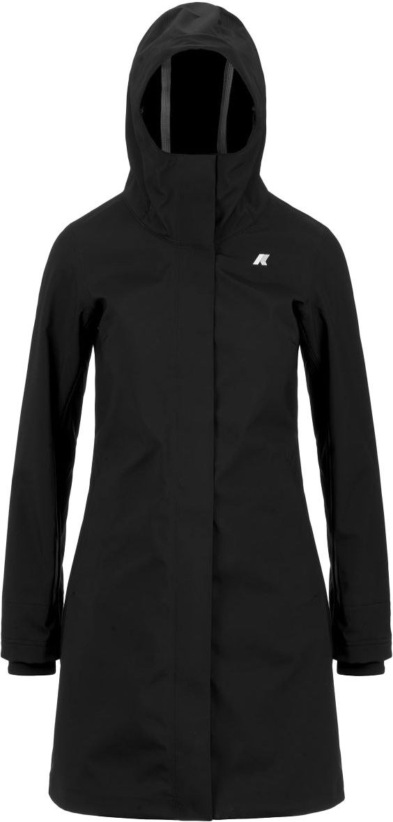 Parka longue imperméable et chaude - Stephy Bonded Black Blue Depht - Taille M - Noir