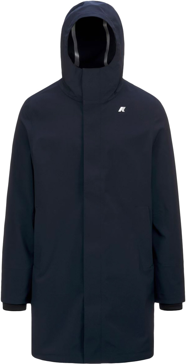 Parka longue et doublée - Thomas Bonded Blue Depht / Blue Depht - Taille S - Navy