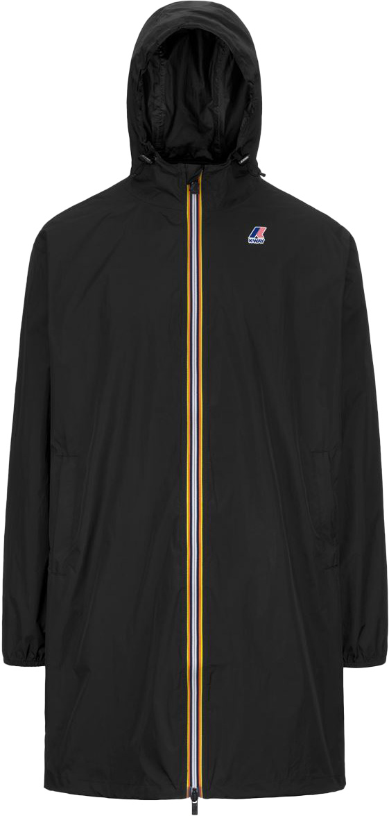Veste longue coupe-vent imperméable et compactable - Le Vrai 4.0 Eiffel East Black Pure - Taille L - Noir