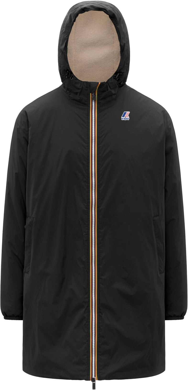 Veste longue isolée et imperméable - Le Vrai 4.0 Eiffel East Orsetto Black Pure en Nylon - Taille M - Noir