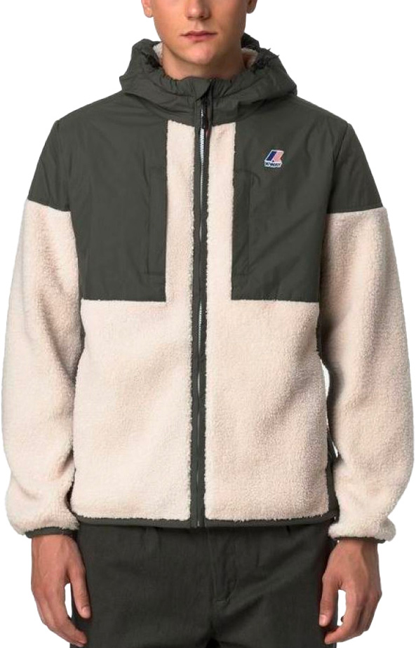 Veste bi-matière - Samson 4.0 Orsetto Green Blackish Ecru en Nylon - Taille S - Vert