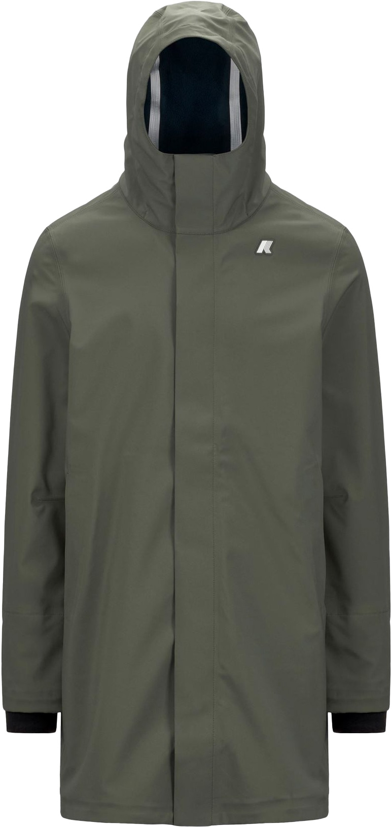 Parka longue et doublée - Thomas Bonded Green Blackish Blue Dep - Taille XL - Vert