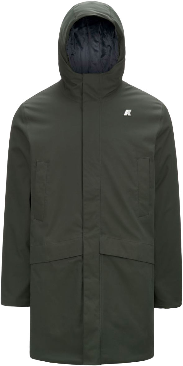 Parka isolante et imperméable - Jarno Twill Marmotta Green B Blue A - Taille S - Vert