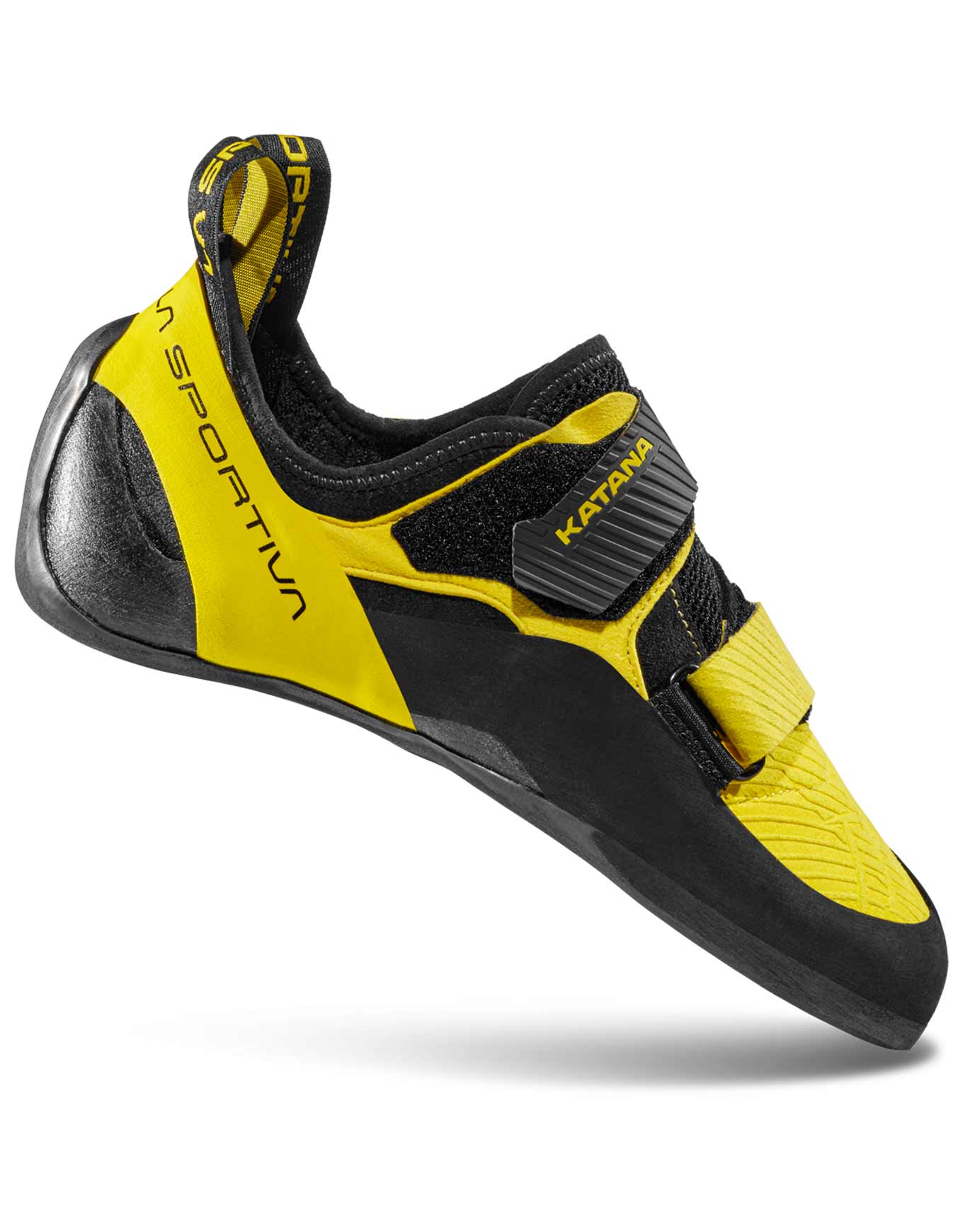 Chaussons d'escalade - Katana Yellow/Black en Cuir - Taille 42 - Jaune