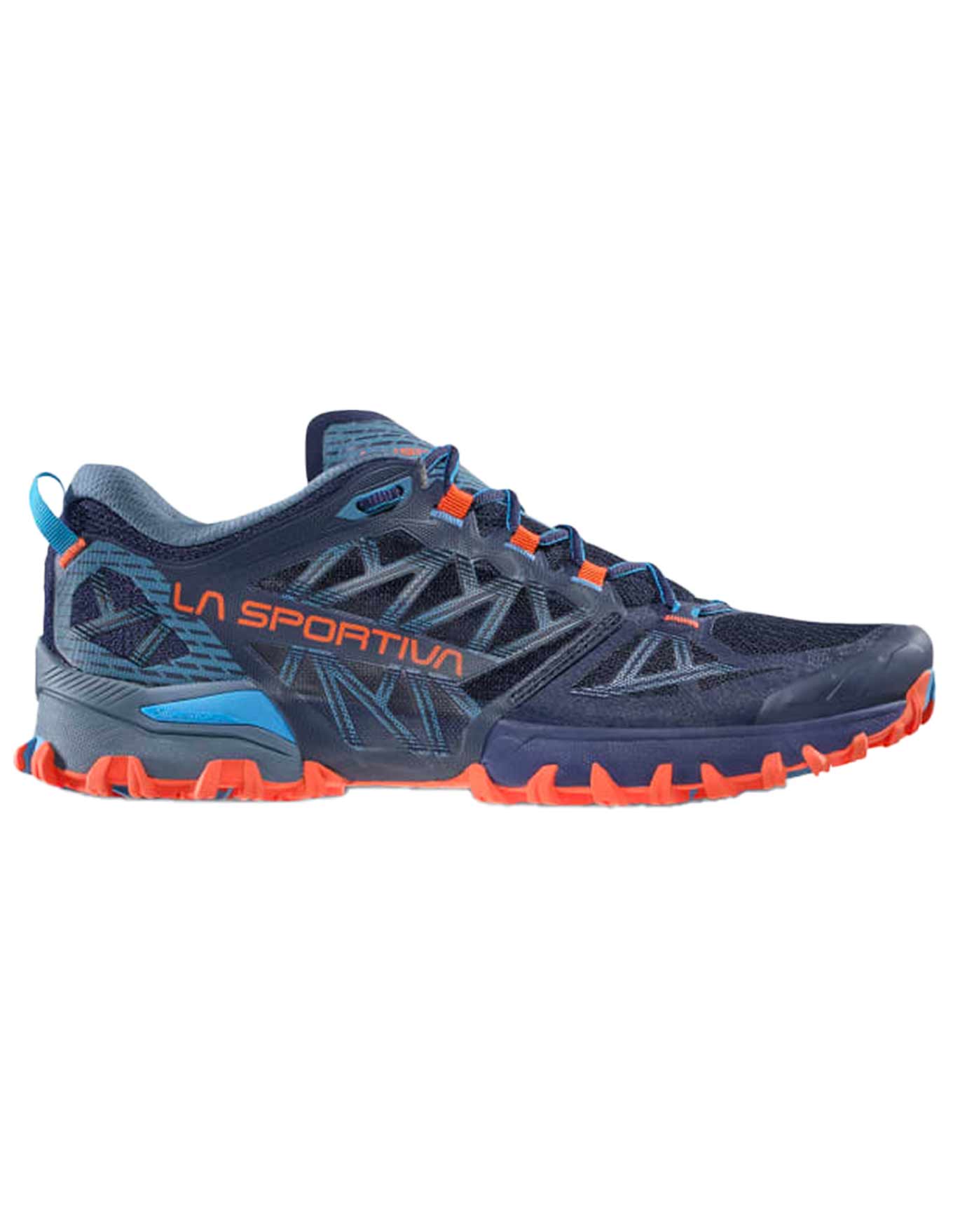 Chaussures de trail - Bushido III Deep Sea/Cherry Tomato - Taille 42,5 - Bleu