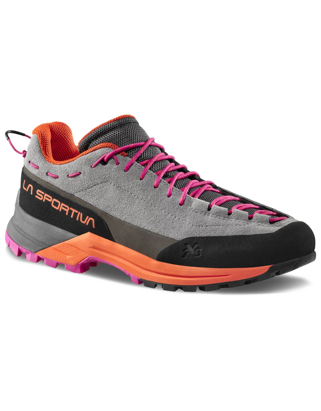 Chaussures d'approche - TX Guide Leather Woman Grey/Cherry Tomato en Cuir - Taille 39,5 - Gris