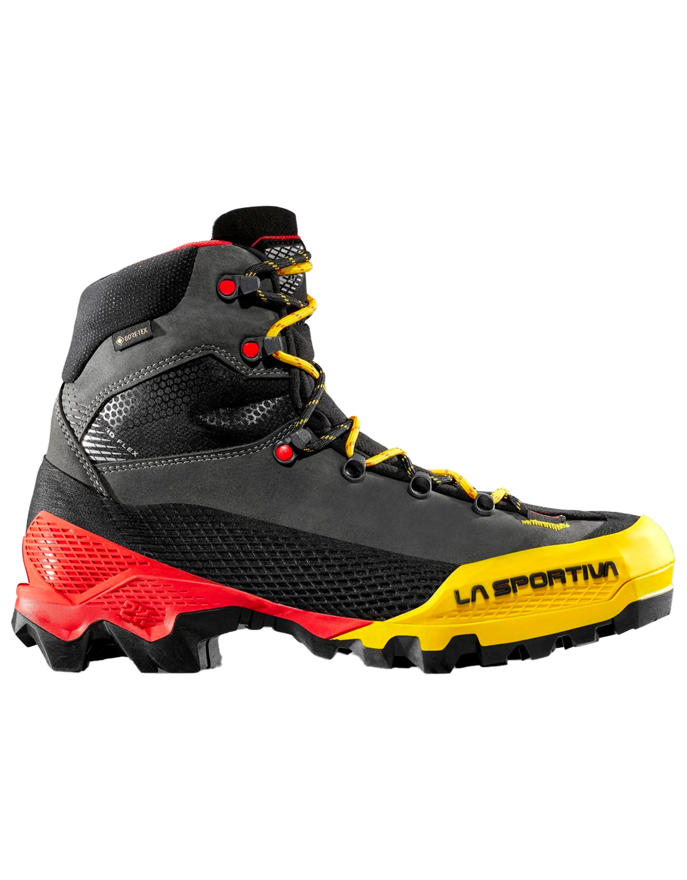 Chaussures d'alpinisme en GORE-TEX® - Aequilibrium LT GTX Black/Yellow en Cuir - Taille 45,5 - Noir