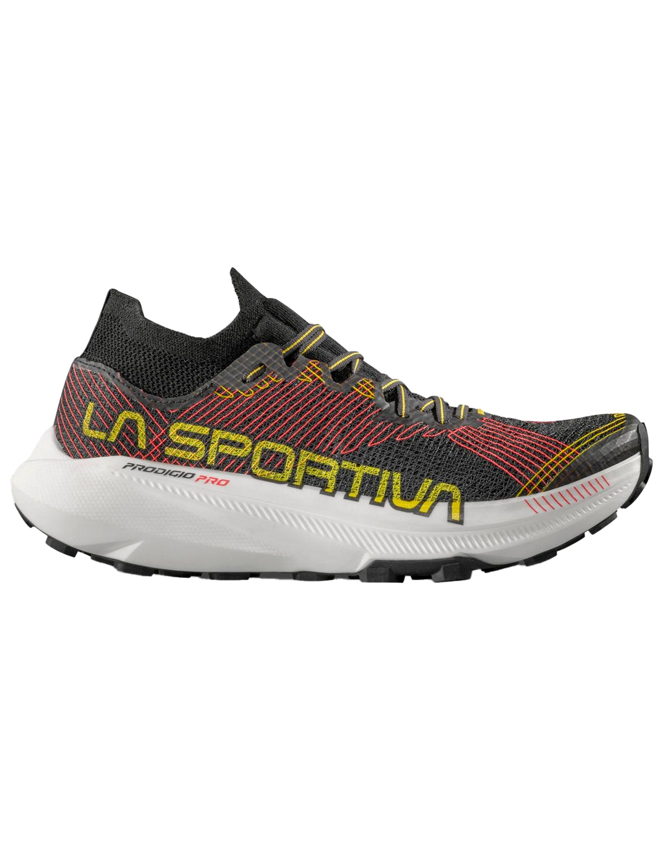 Chaussures de trail - Prodigio Pro Black/Yellow - Taille 41,5 - Noir