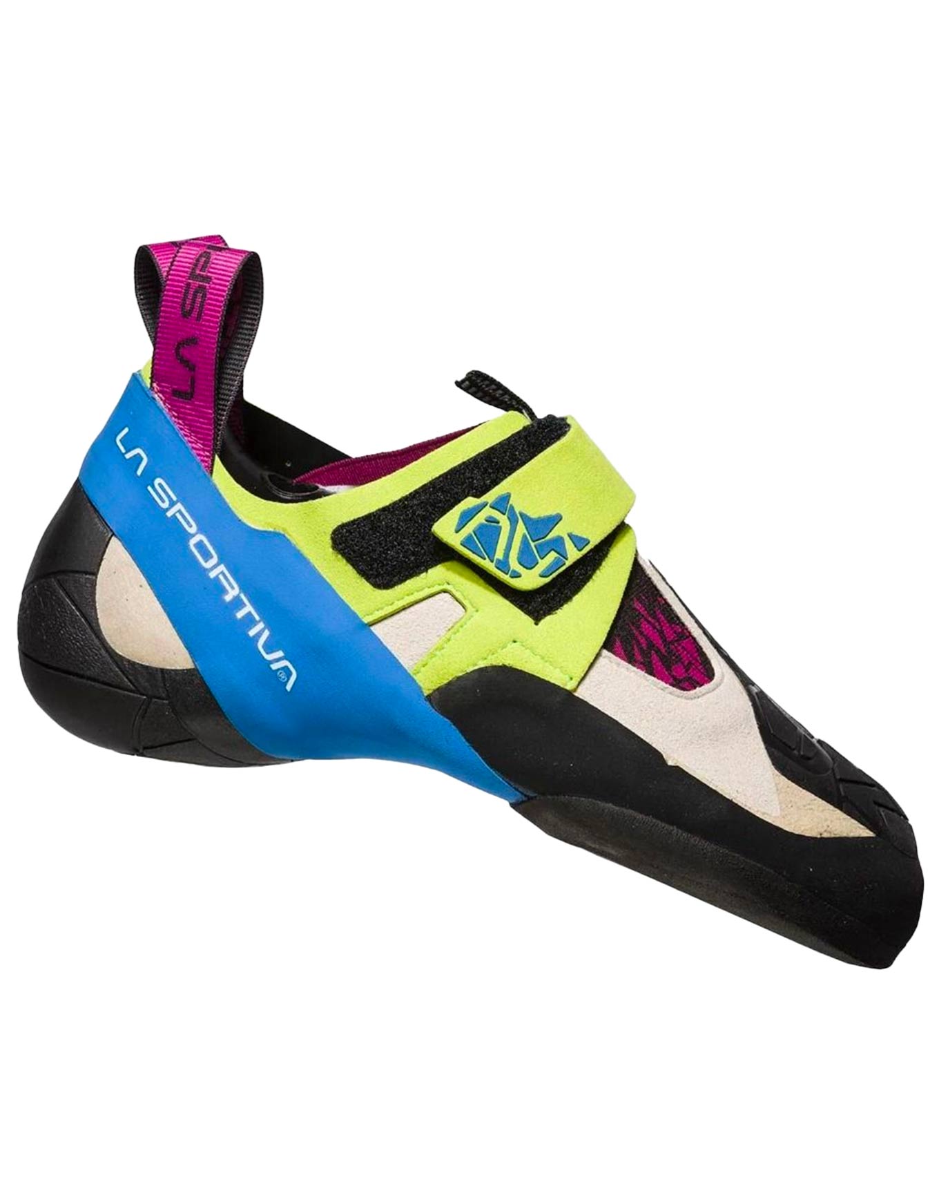 Chaussons d'escalade - Skwama W Apple Green/Cobalt Blue - Taille 36,5 - Blanc