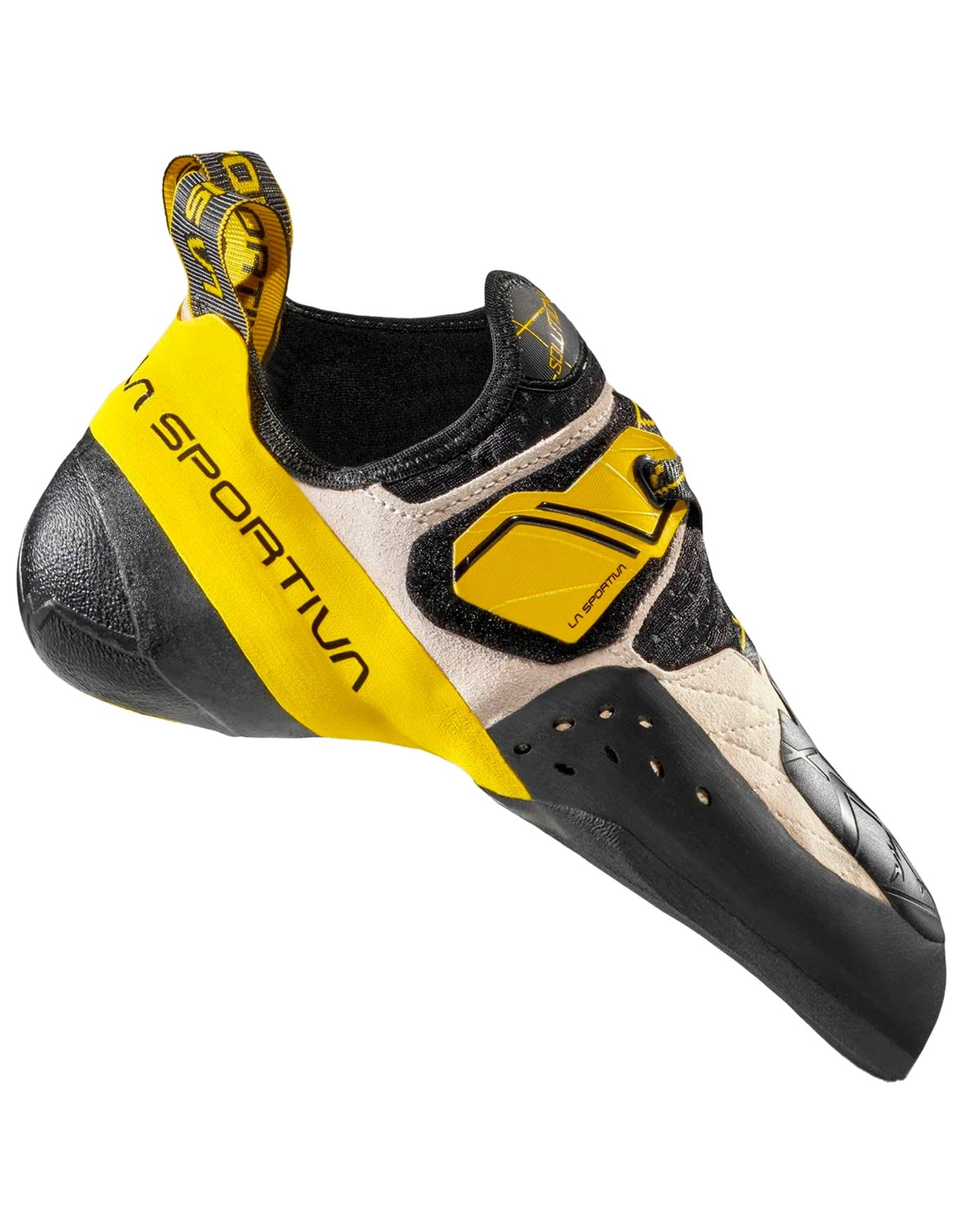 Chaussons d'escalade - Solution White/Yellow - Taille 40,5 - Blanc