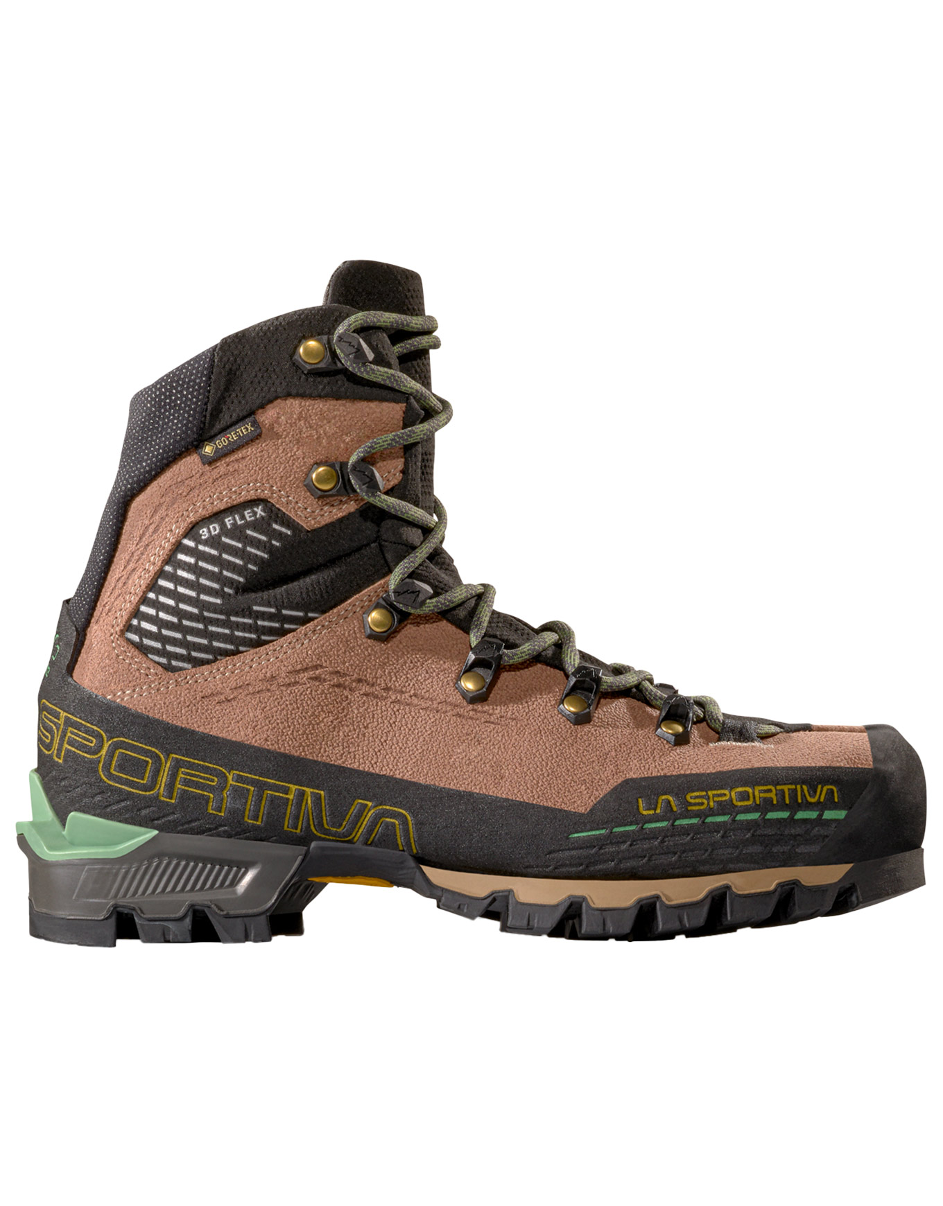 Chaussures d'alpinisme en GORE-TEX® - Trango Alpine GTX W Sand Dune/Aspen Green en Nylon - Taille 40,5 - Marron
