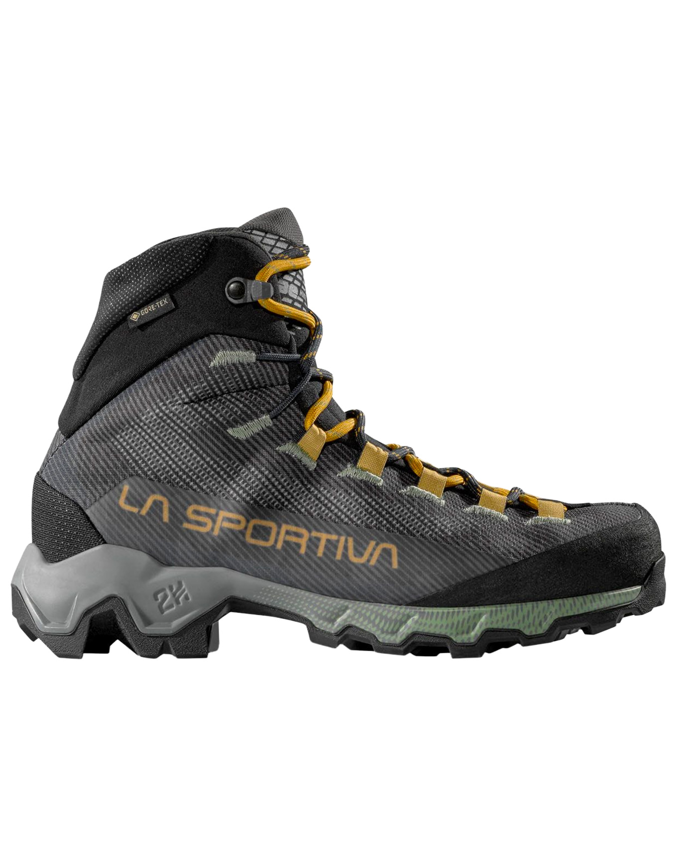 Chaussures de randonnée en GORE-TEX® - Aequilibrium Hike W GTX Carbon/Aspen Green - Taille 39,5 - Gris