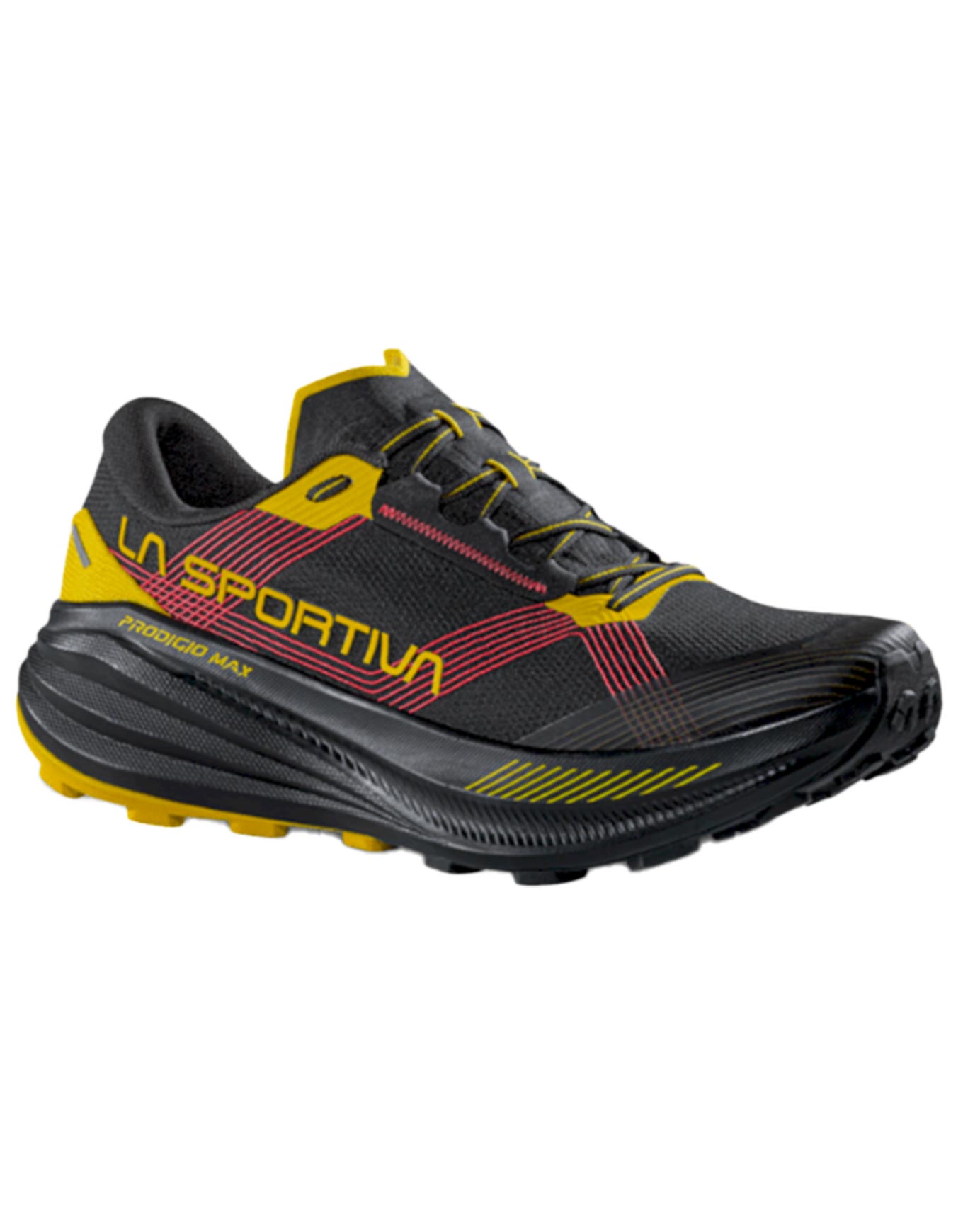 Chaussures de trail - Prodigio Max Black/Yellow - Taille 41,5 - Noir