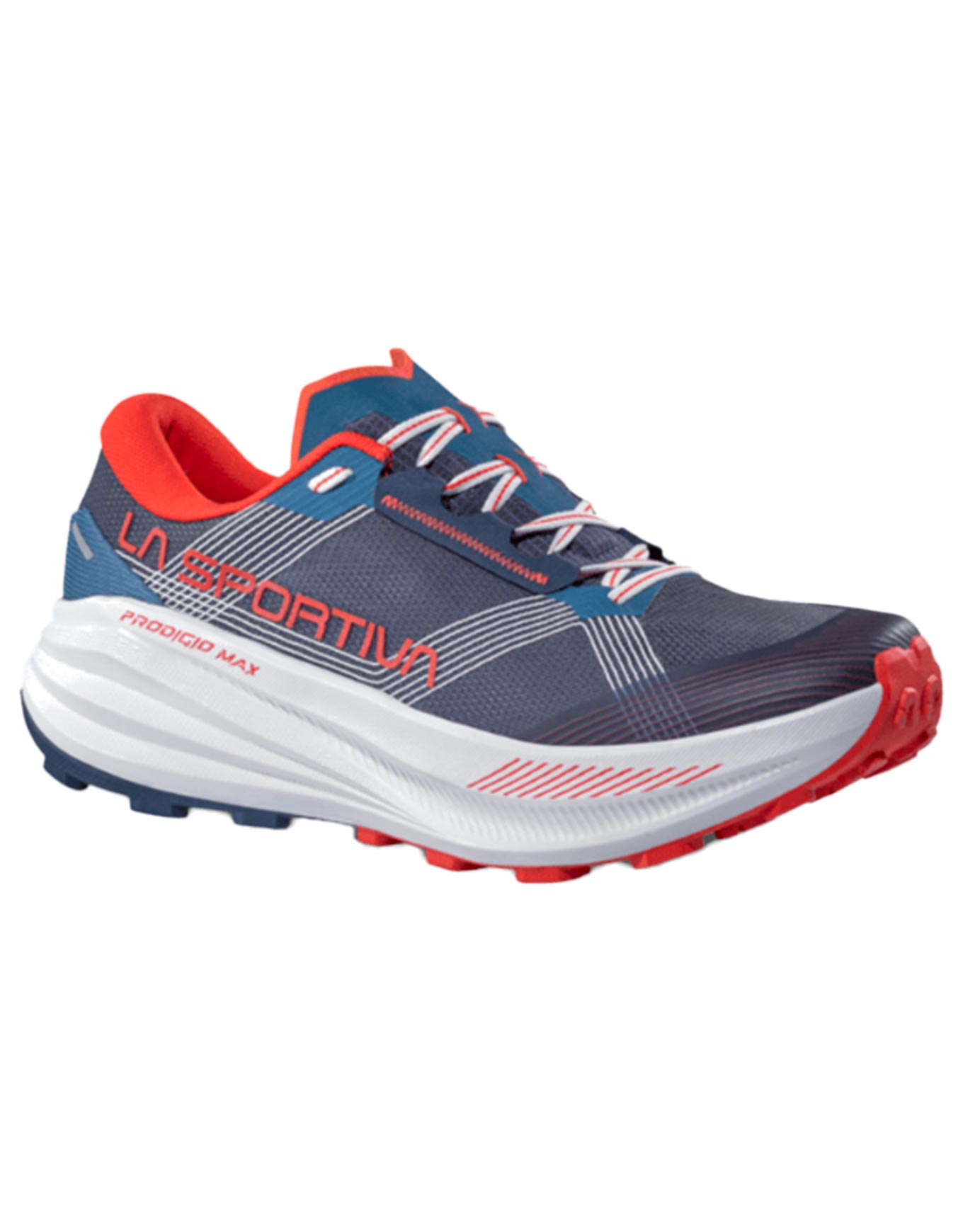 Chaussures de trail - Prodigio Max Night Sky/Mountain Red - Taille 43,5 - Bleu