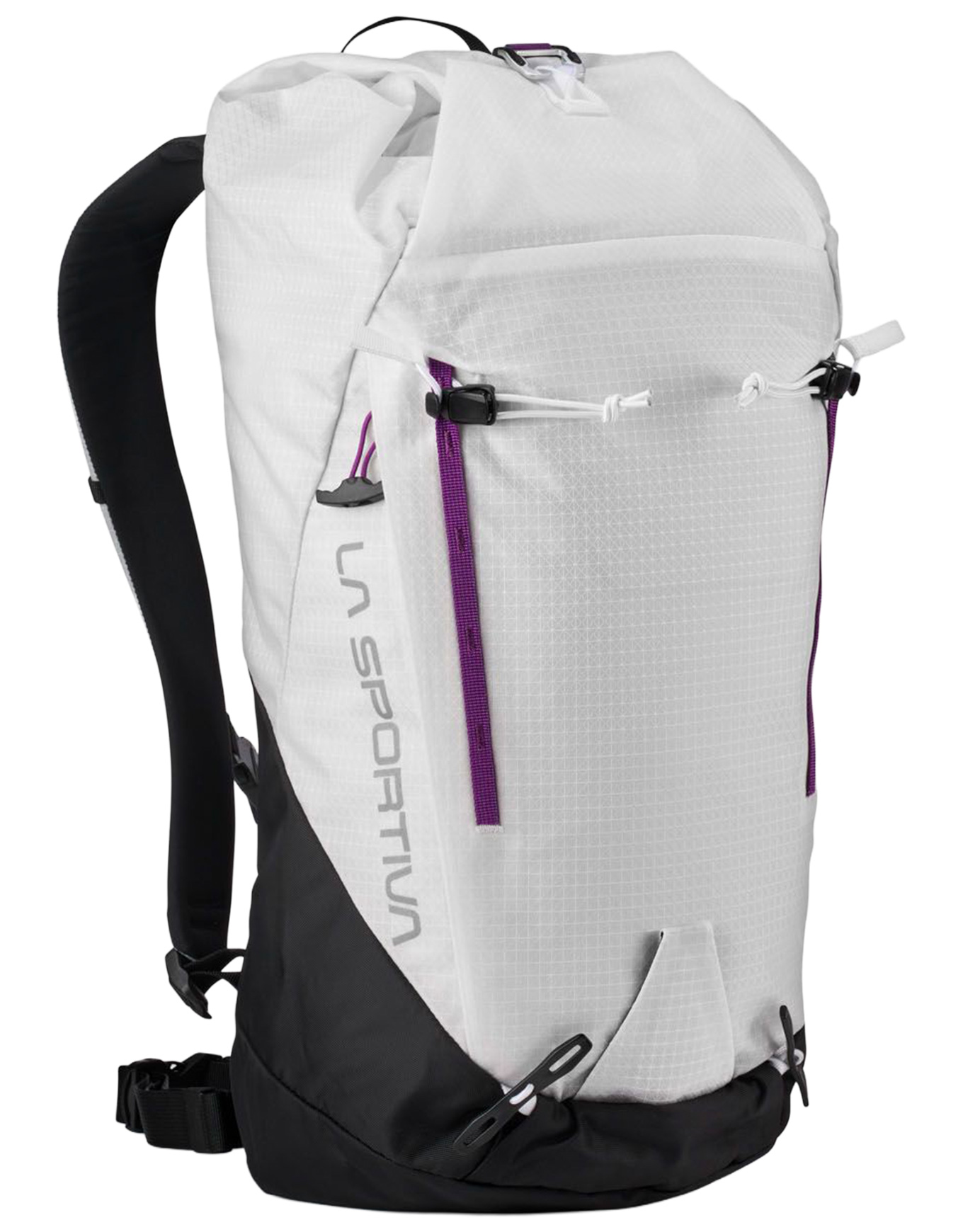 Sac d'escalade et d'alpinisme - Granite 22 Chalk/Black en Nylon - Taille M/L - Blanc