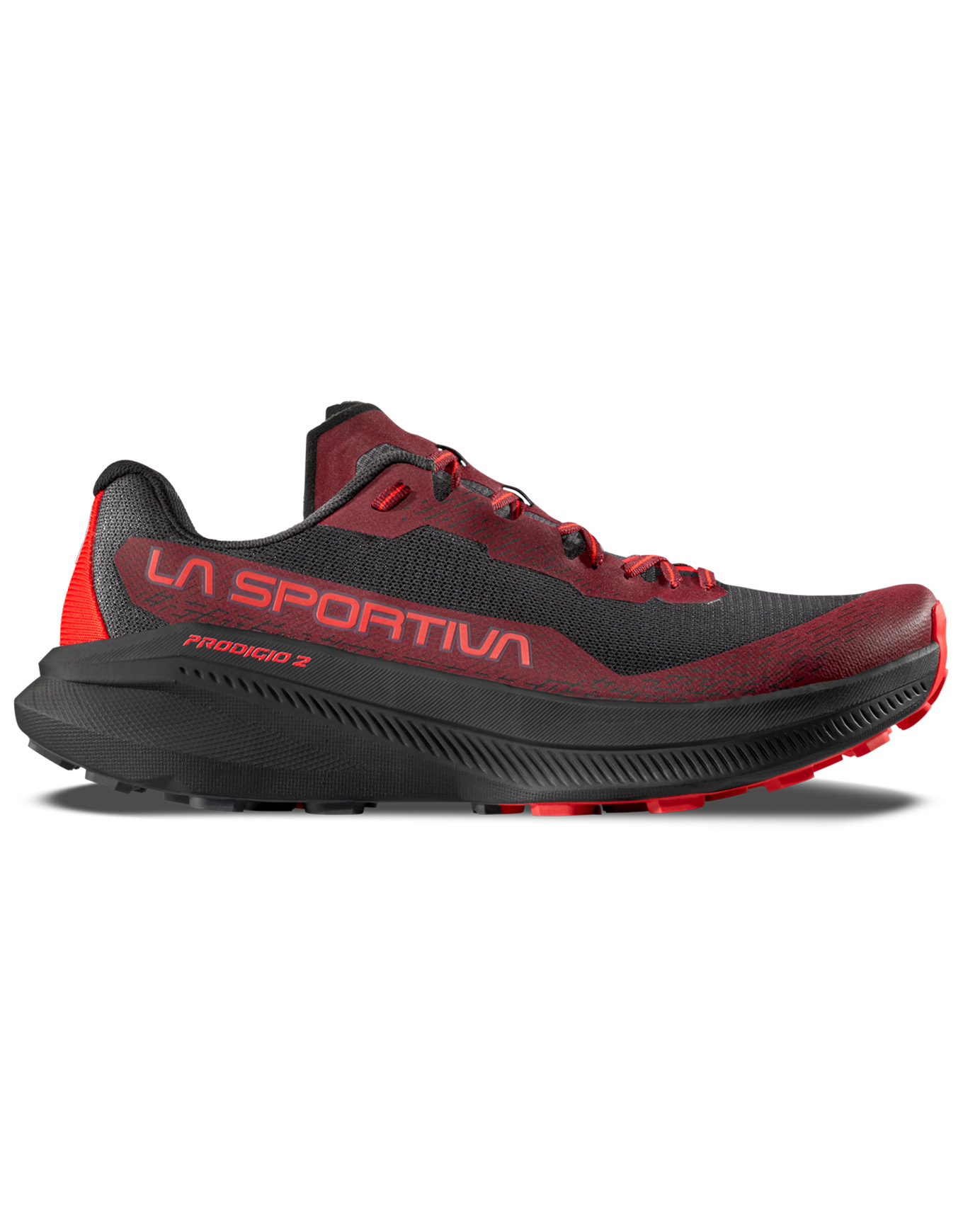 Chaussures de trail - Prodigio 2 Onyx/Mountain Red - Taille 42,5 - Bordeaux