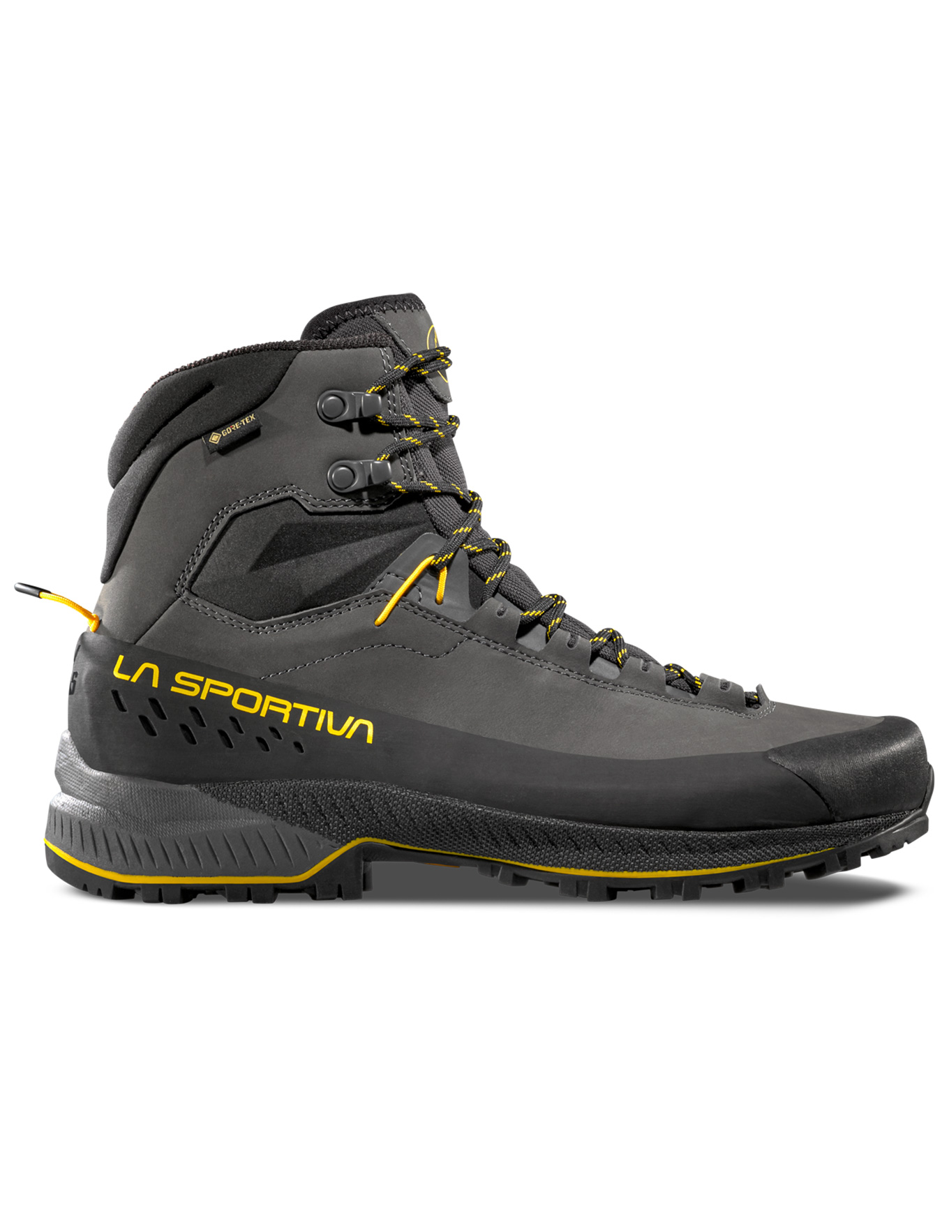 Chaussures de marche d'approche en GORE-TEX - TX5 Evo Mid GTX Carbon/Yellow en Cuir - Taille 42,5 - Noir