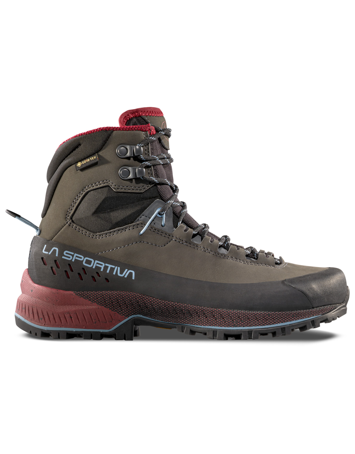 Chaussures de marche d'approche en GORE-TEX - TX5 Evo Mid W GTX Carbon/Redwood en Cuir - Taille 37,5 - Marron
