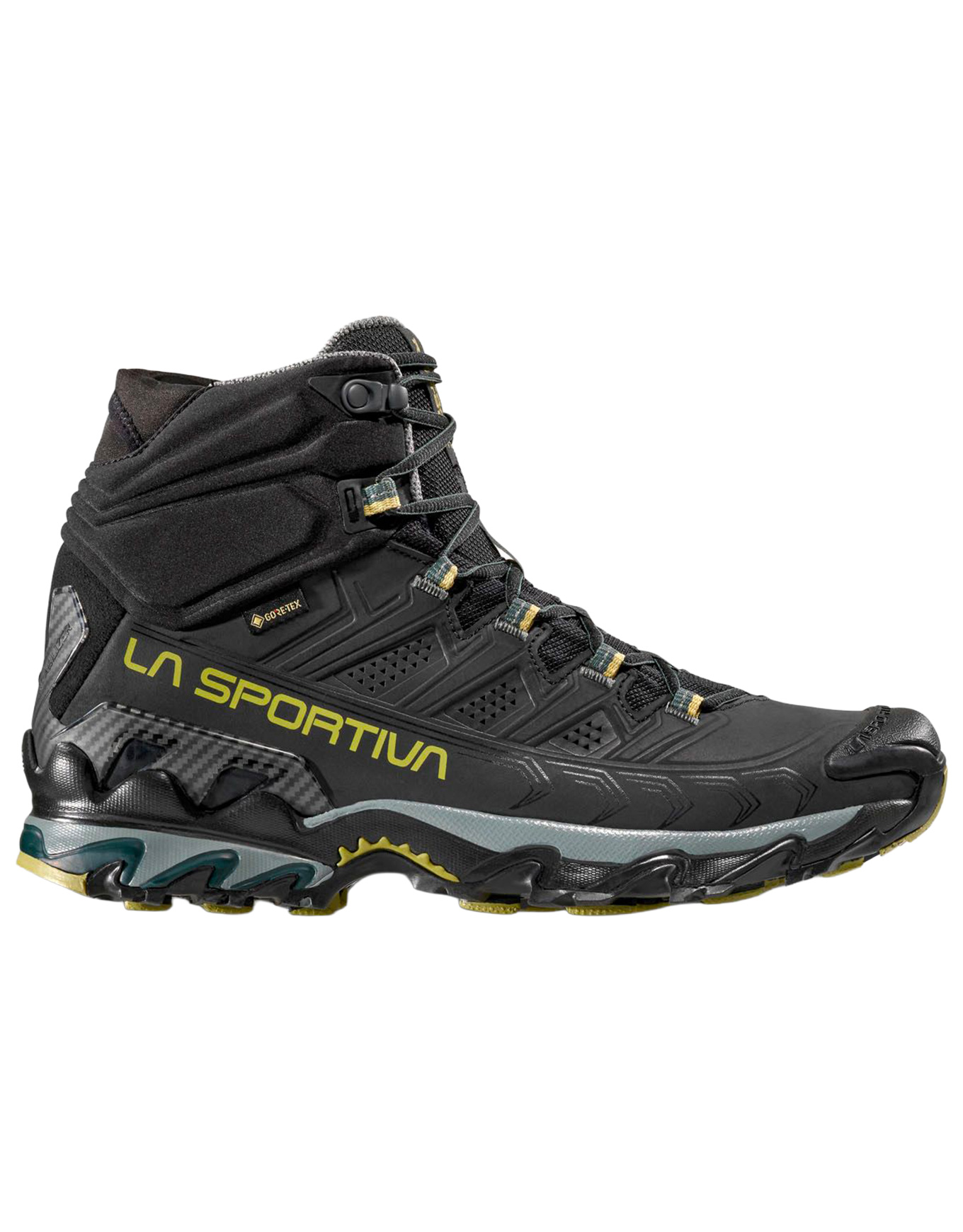 Chaussures de randonnée journée en GORE-TEX - Ultra Raptor II Mid Leather Wide GTX Black/Cedar - Taille 45 - Noir