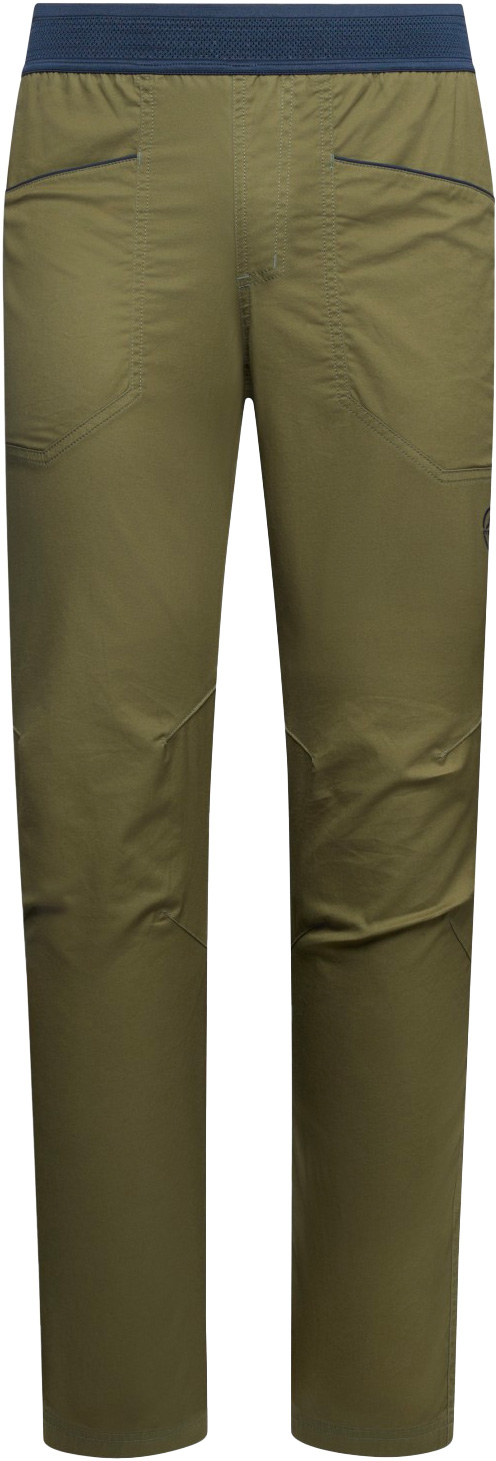 Pantalon d'escalade - Roots Pants M Cypress/Night Sky en Coton - Taille L - Kaki
