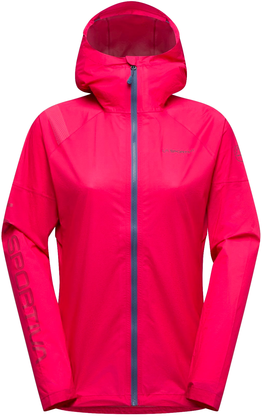 Veste imperméable de trail running - Pocketshell Jkt W Azalea/Night Sky - Taille M - Rose