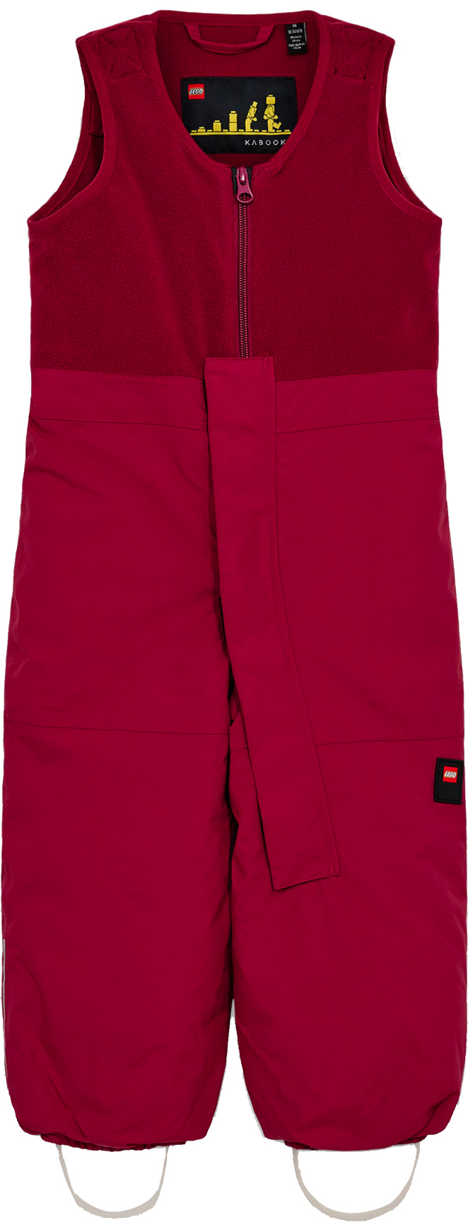 Wärmende und atmungsaktive Skilatzhose – Kind – Puelo 701 Puelo 701 Ski Pants Dark Red Kindergröße 98 cm Rot