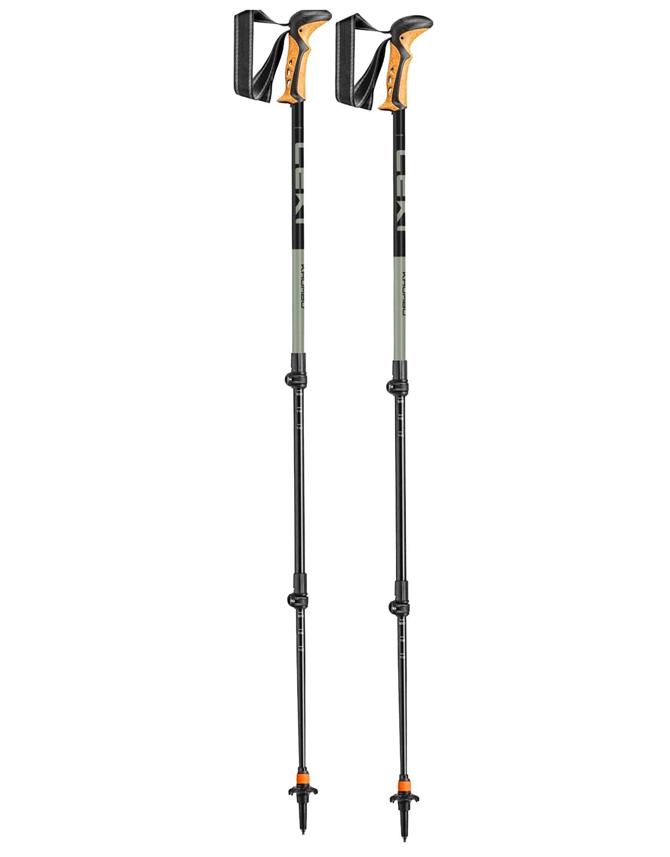 Bâtons de trekking en aluminium - Khumbu AS en Aluminium - Gris