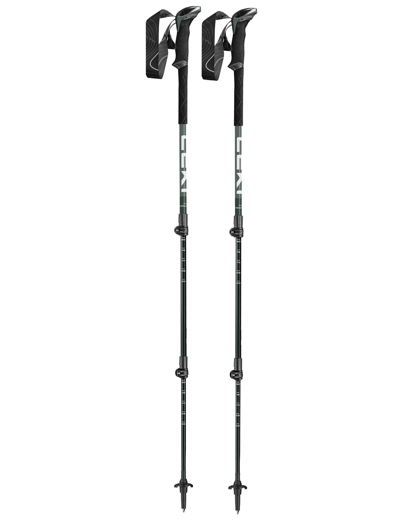 Bâtons de trekking en aluminium - Makalu Lite en Aluminium - Gris