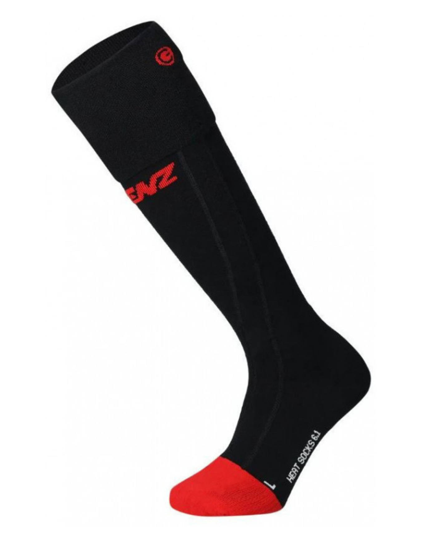 Beheizte Kompressionssocken Heat Sock 6.1 Toe Cap Compression Noir aus Wolle Größe 45-47 schwarz