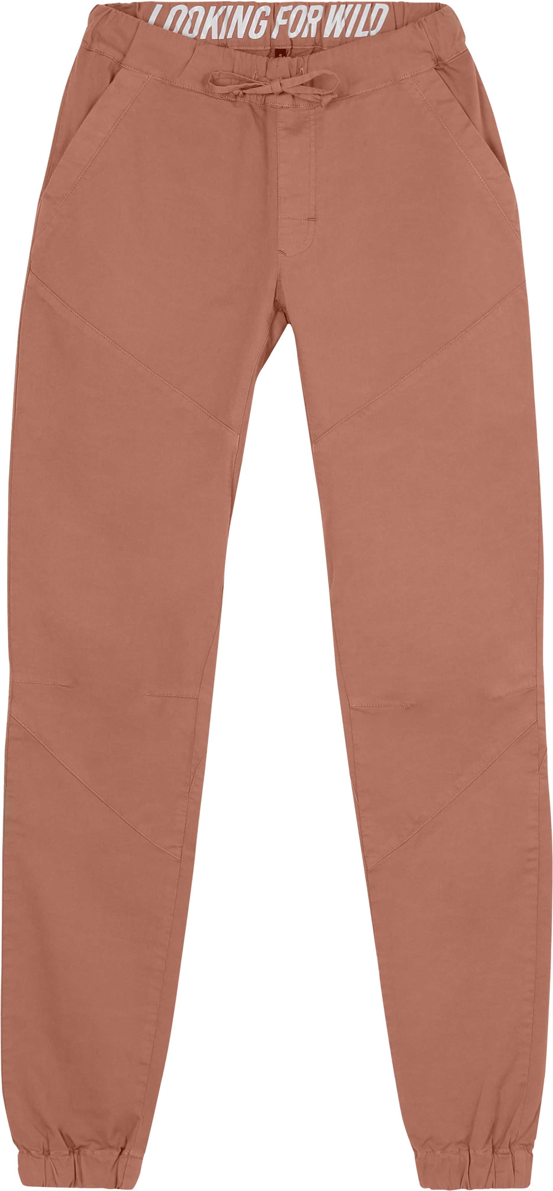Pantalon d'escalade confortable - Laila W Cafe Creme en Coton - Taille S - Marron