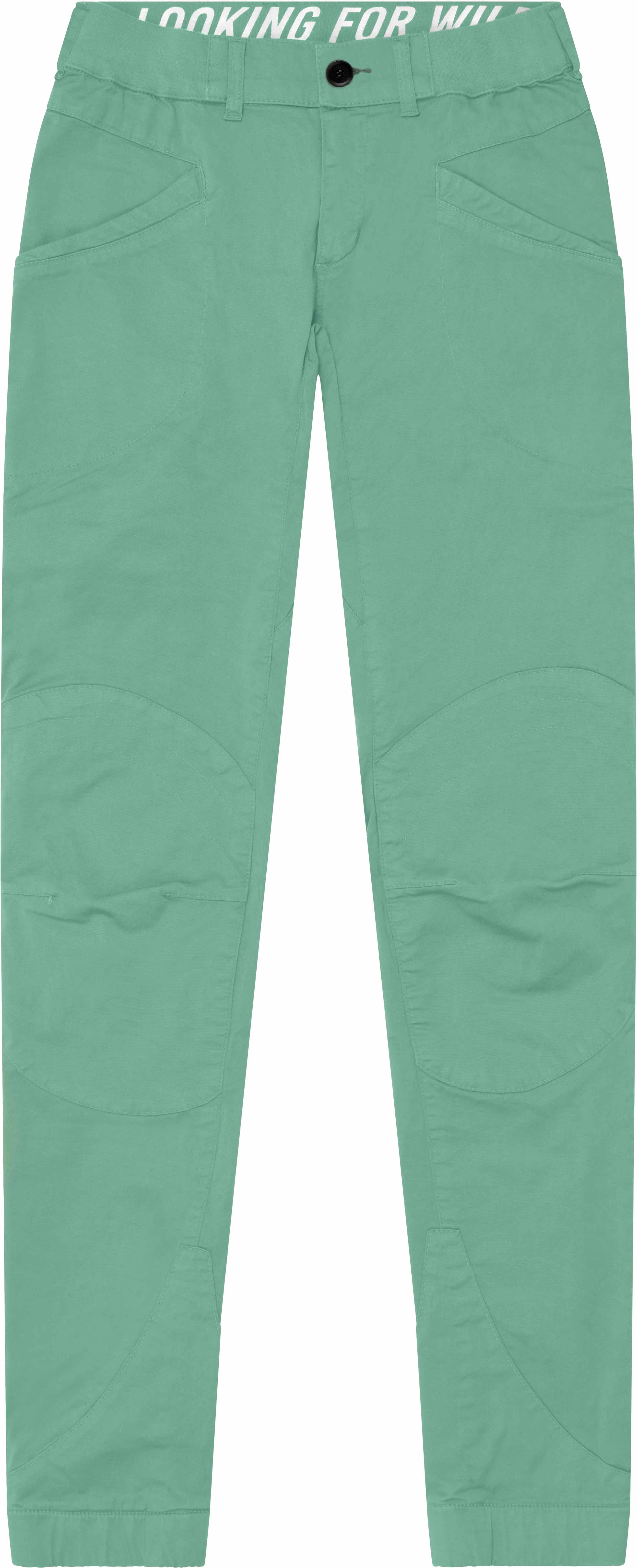 Pantalon résistant d'escalade - Laila Peak W Lichen en Coton - Taille M - Vert