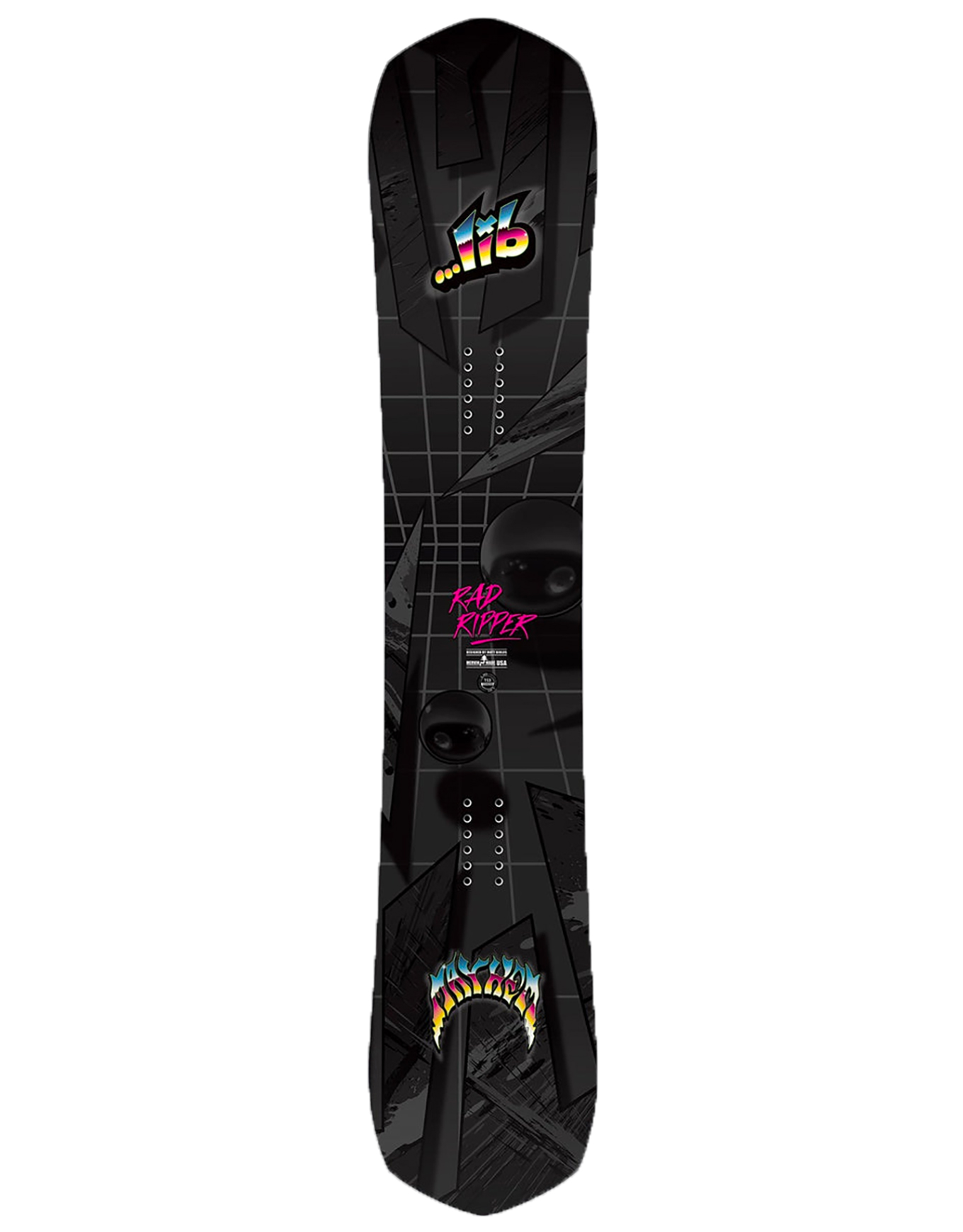 Snowboard All-Mountain / Freestyle Mayhem Rad Ripper 2026 für Herren Größe 156 cm schwarz