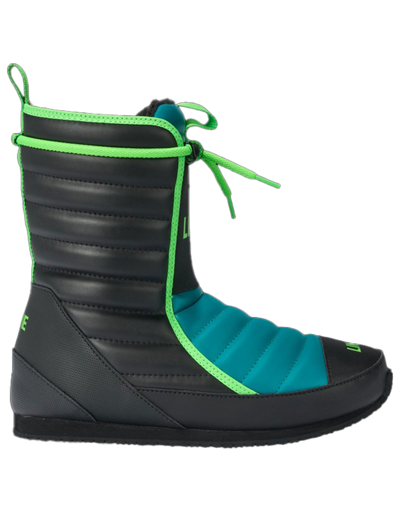 Après Ski Bootie 2.0 Black_Green Größe XL schwarz