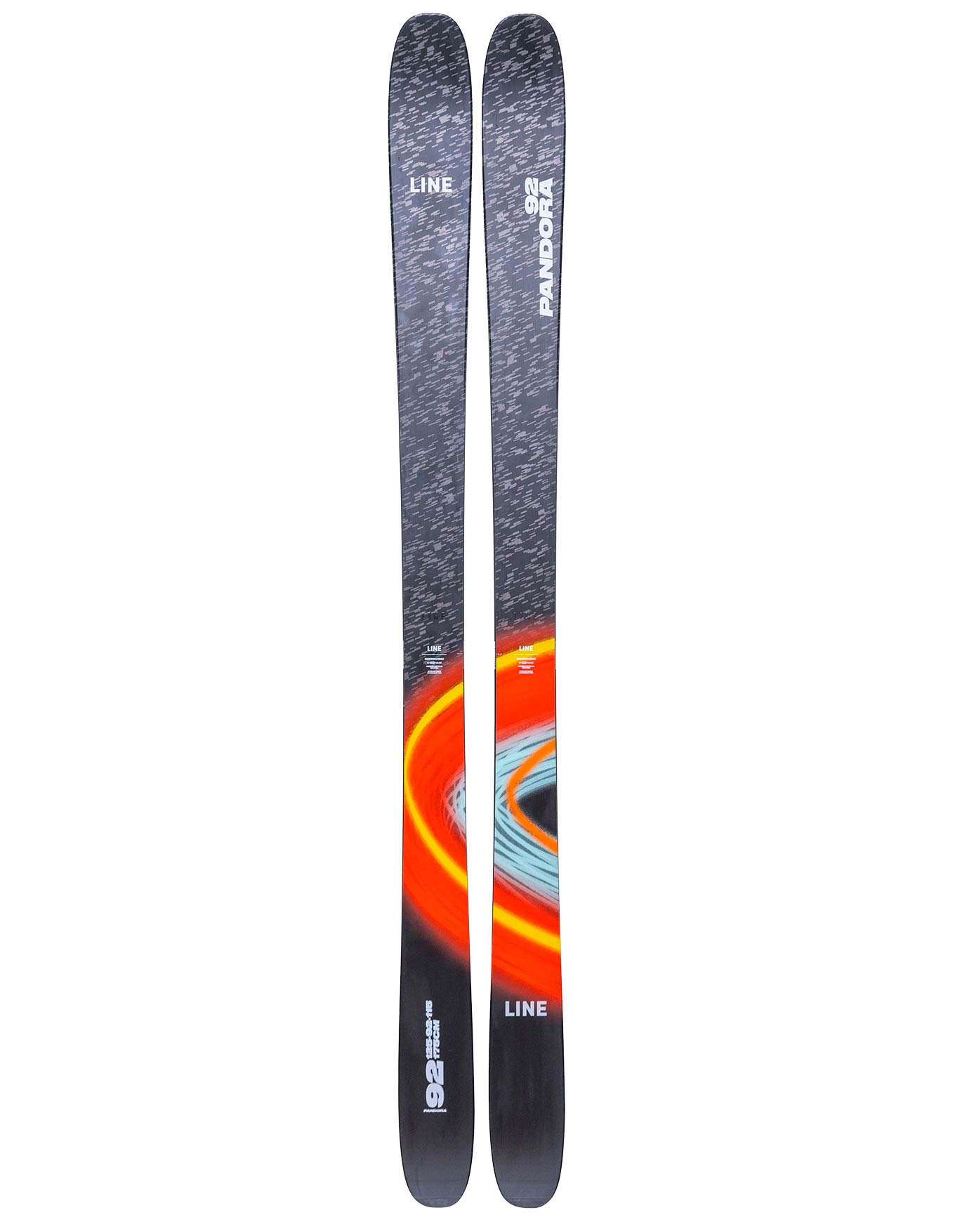 Skis all-mountain - Pandora 92 2026 en Bois - Taille 161 cm - Noir