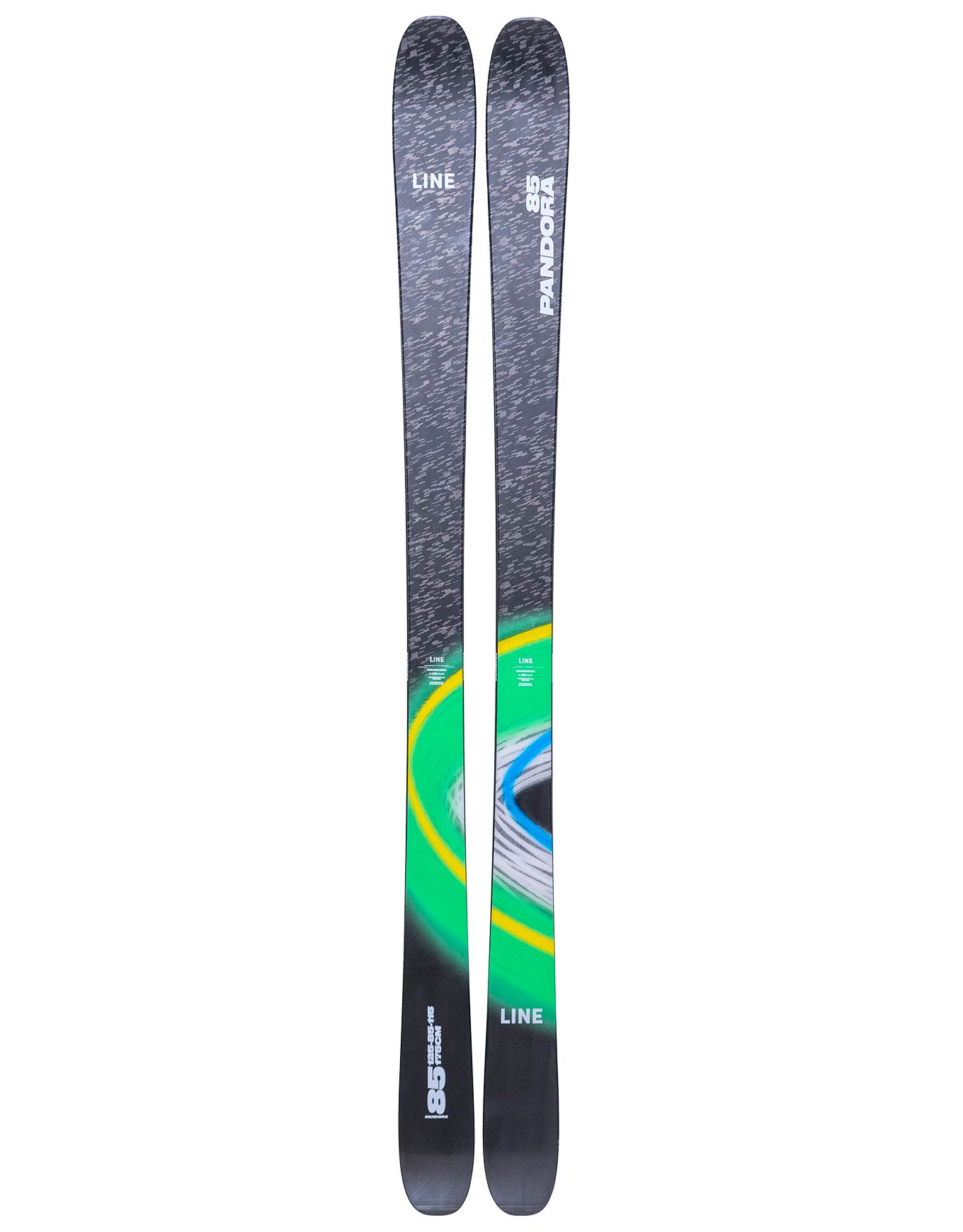 Skis all-mountain - Pandora 85 2026 en Bois - Taille 147 cm - Noir