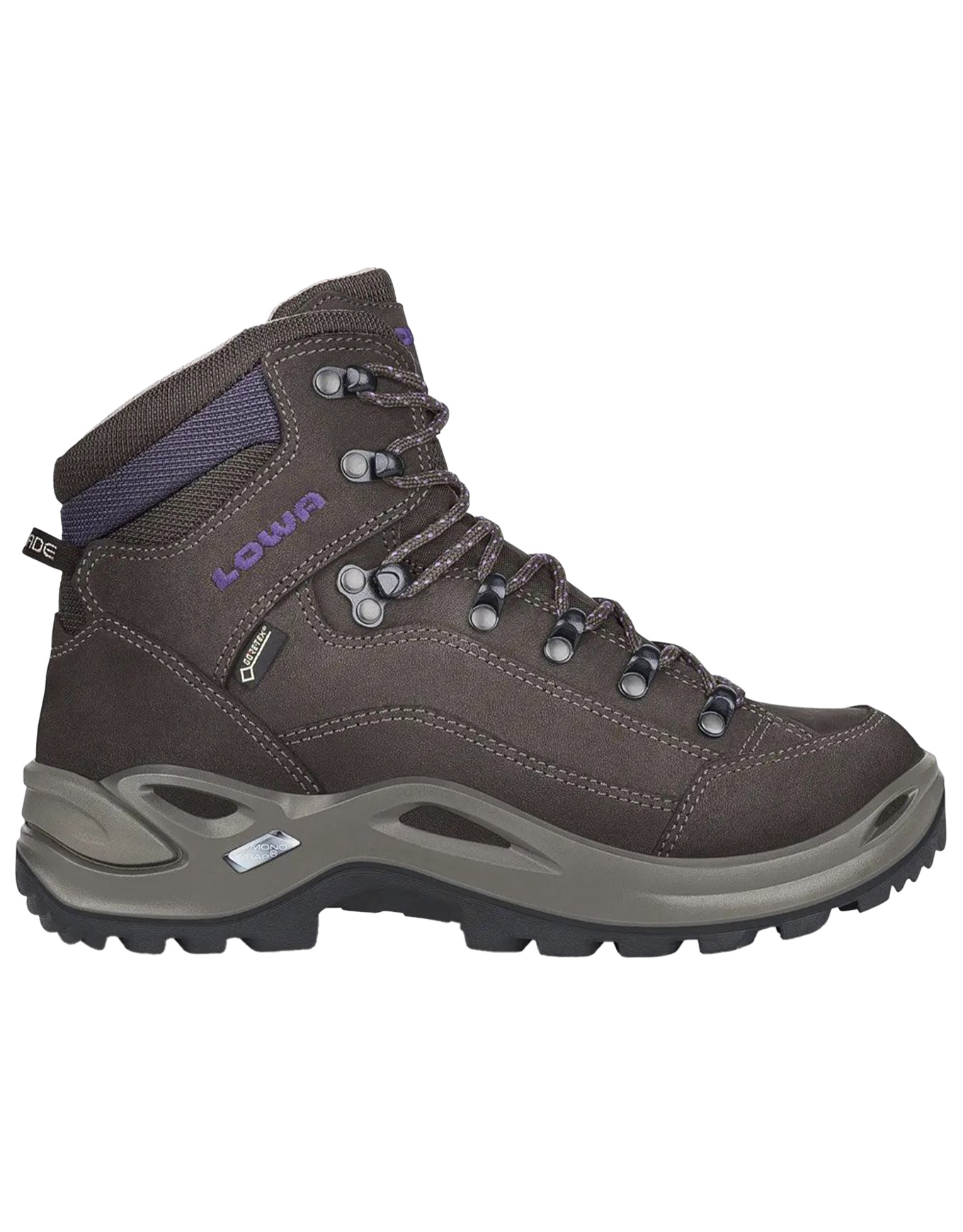 Chaussures de randonnée journée GORE-TEX® - Renegade GTX Mid Ws Slate/Blackberry en Cuir - Taille 41 - Marron