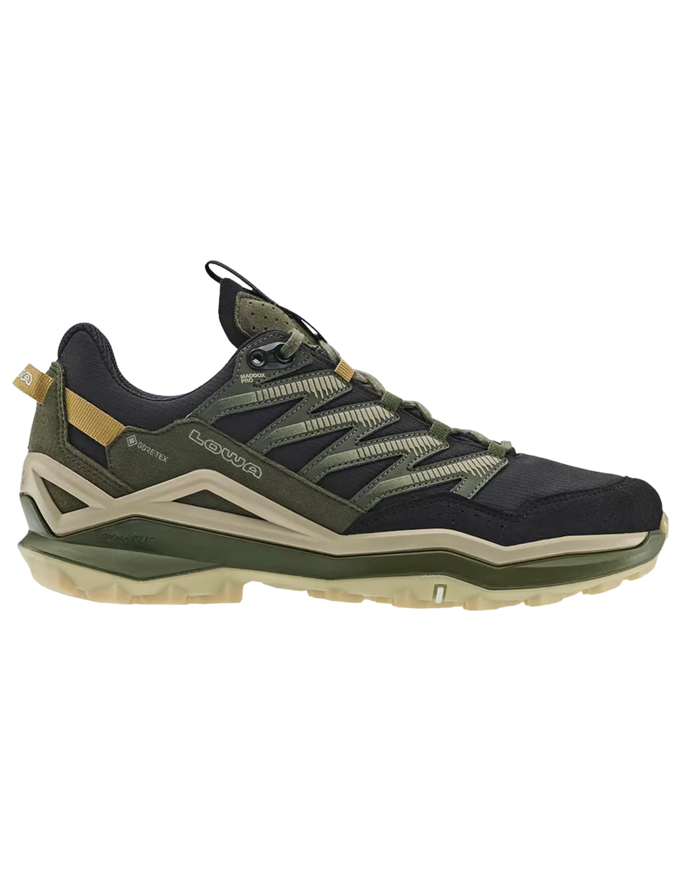Chaussures de randonnée GORE-TEX® - Maddox Pro GTX Lo Black/Olive - Taille 44,5 - Kaki