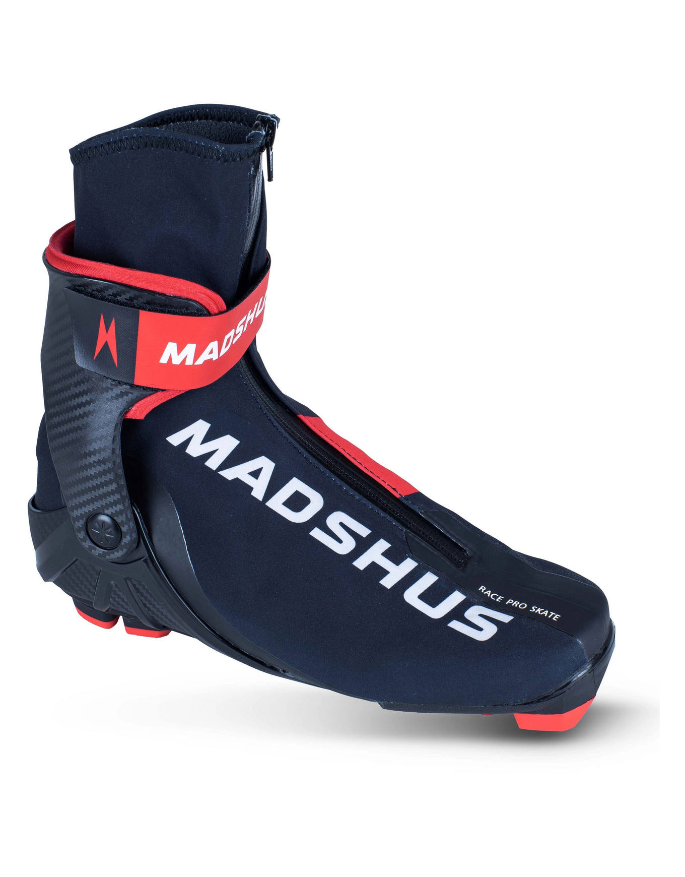 Skating Langlaufschuhe Race Pro Skate Boot für Herren aus Softshell Größe 43 schwarz